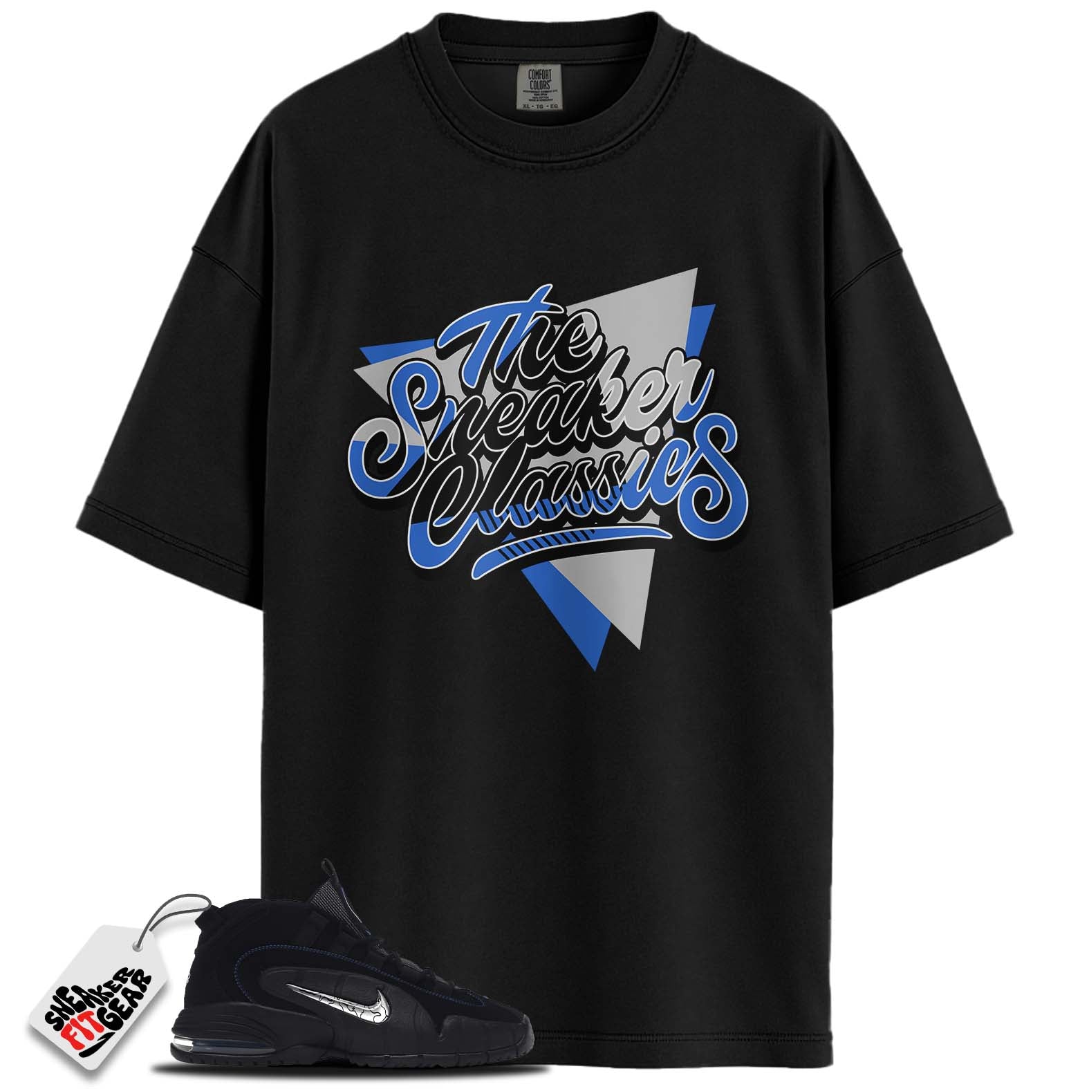 Air Max Penny 1 All-Star Black Metallic Silver Match Shirts, THE SNEAKER CLASSICS To Match Air Max Penny 1 All-Star Black Metallic Silver
