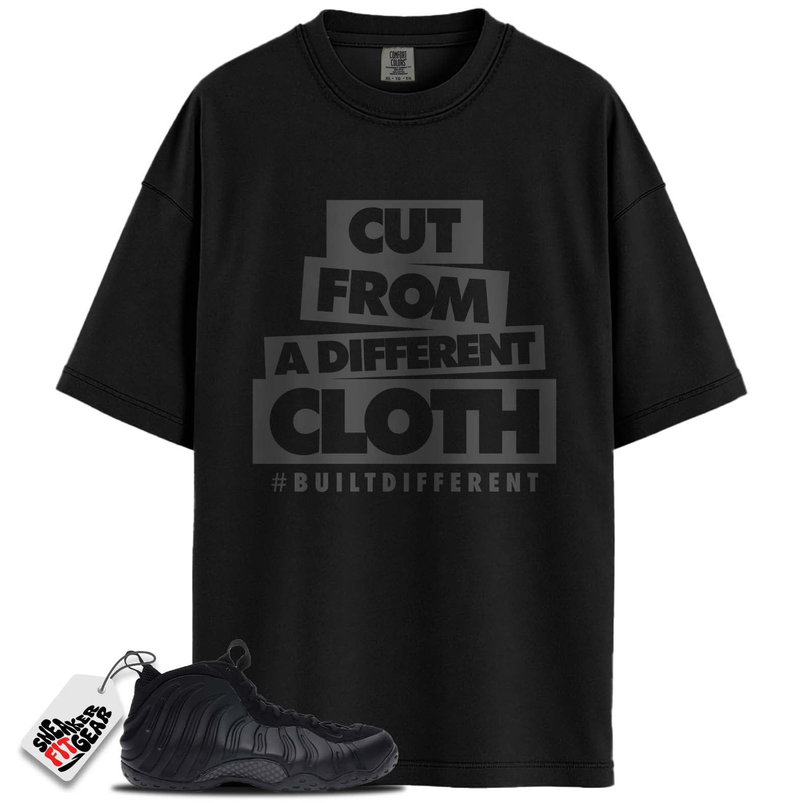 Air Foamposite One Anthracite (2023) Match Shirts, BUILTDIFFERENTShirts To Match  Air Foamposite One Anthracite (2023) Main image