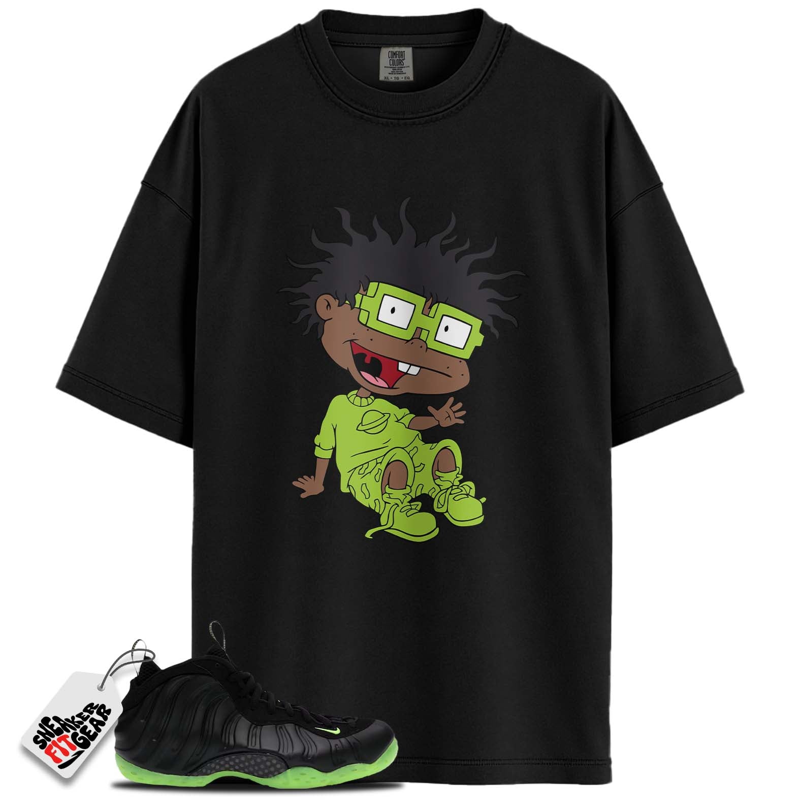 Air Foamposite One Black Volt Match Shirts, THE GLASSES GUYShirts To Match  Air Foamposite One Black Volt Main image