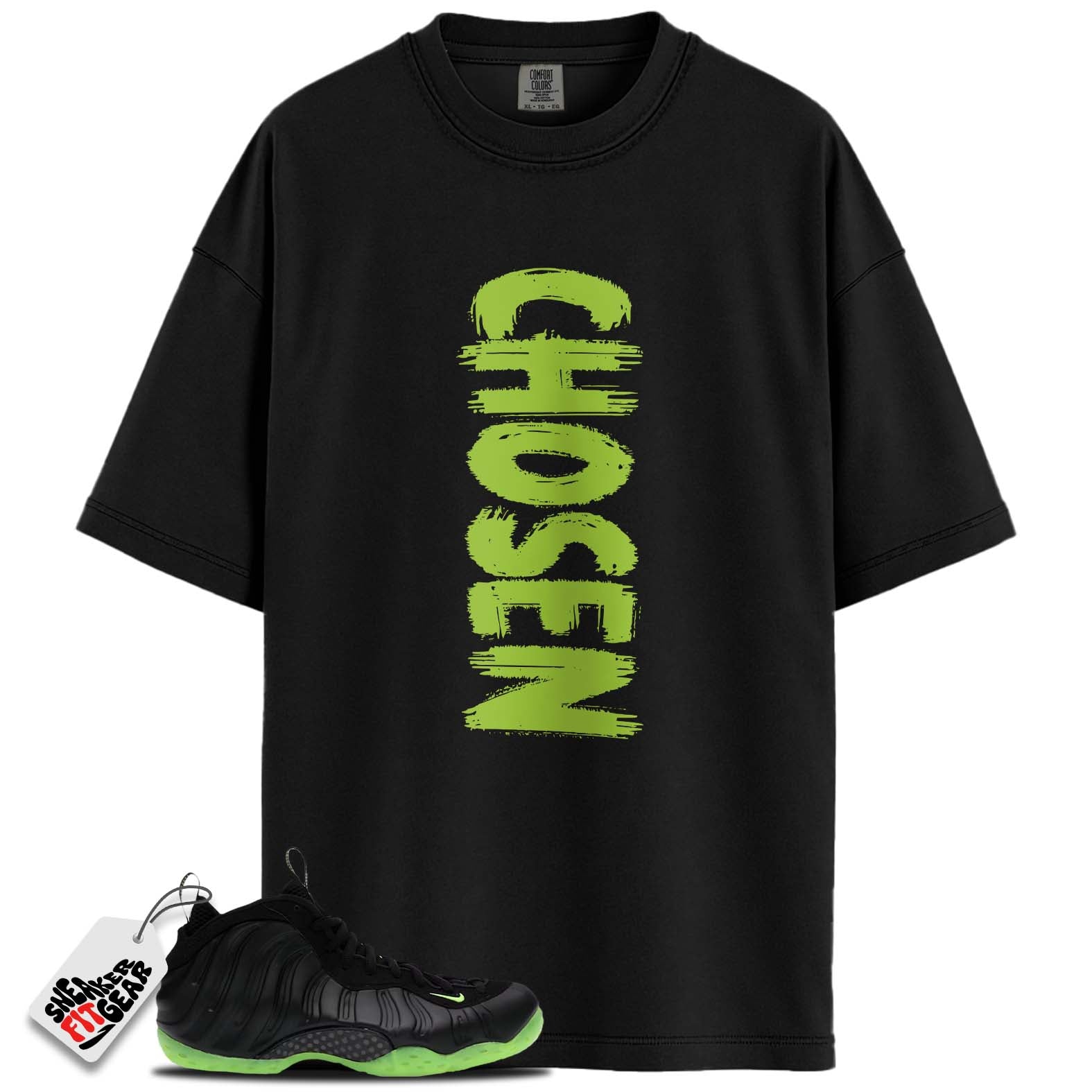 Air Foamposite One Black Volt Match Shirts, CHOSENShirts To Match Air Foamposite One Black Volt Main image