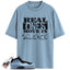 Air Foamposite One Psychic Blue Match Shirts, REAL ONES MOVE IN SILENCEShirts To Match Air Foamposite One Psychic Blue