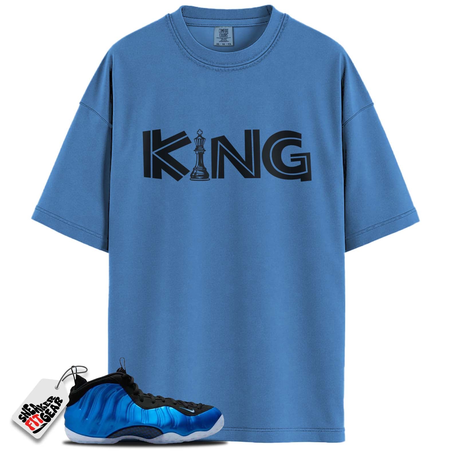 Air Foamposite One International Blue Match Shirts, KINGShirts To Match Air Foamposite One International Blue