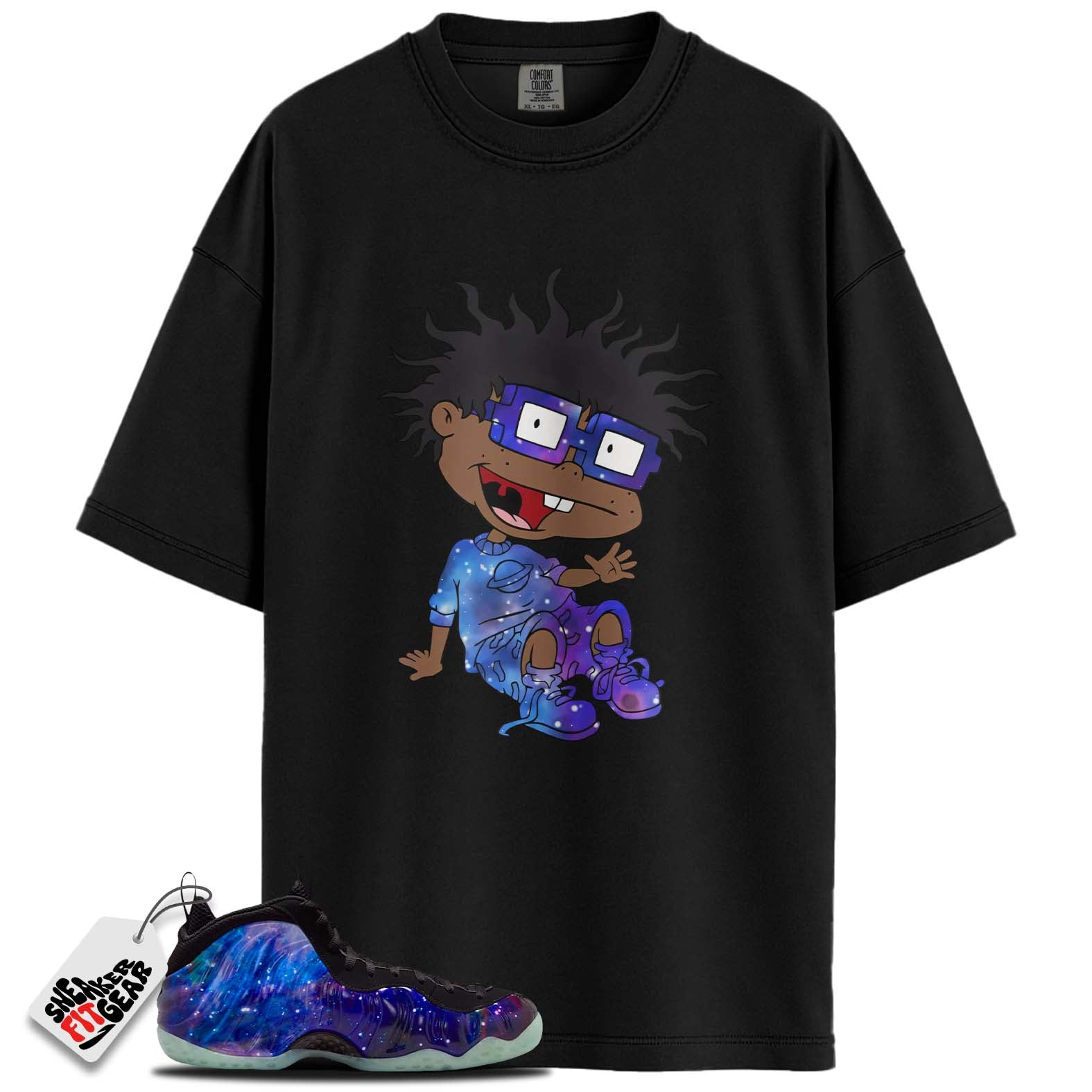 Galaxy Air Foamposite One 2025 Match Shirts, GLASSES GUYShirts To Match Galaxy Air Foamposite One 2025