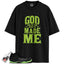 Air Foamposite One Black Volt Match Shirts, GOD MADE MEShirts To Match  Air Foamposite One Black Volt