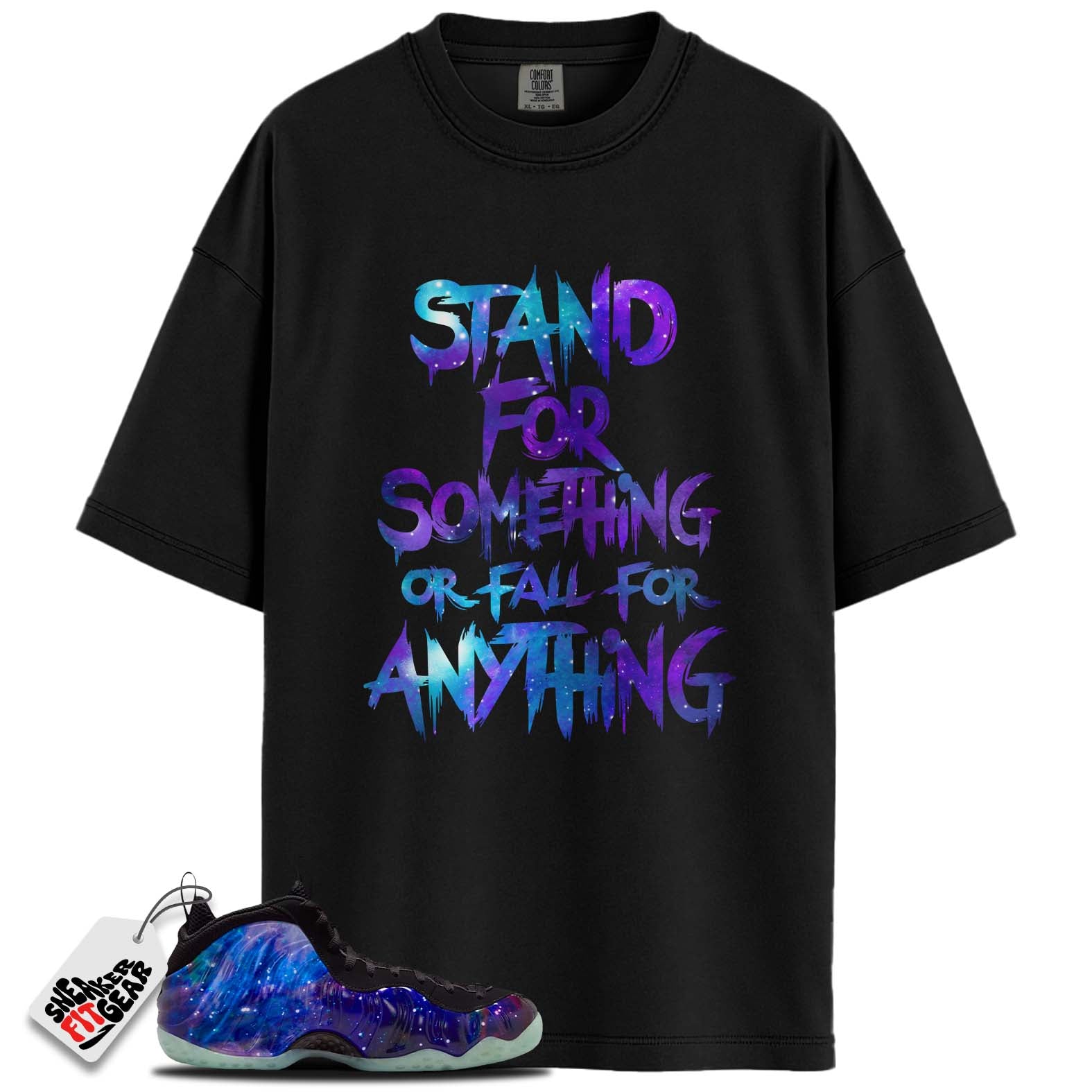 Galaxy Air Foamposite One 2025 Match Shirts, STAND OR FALLShirts To Match Galaxy Air Foamposite One 2025