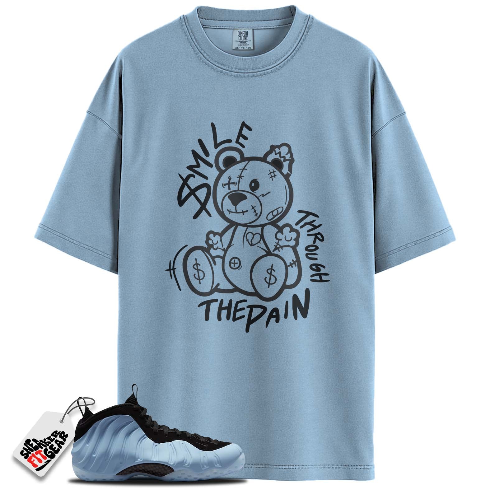 Air Foamposite One Psychic Blue Match Shirts, SMILEShirts To Match Air Foamposite One Psychic Blue
