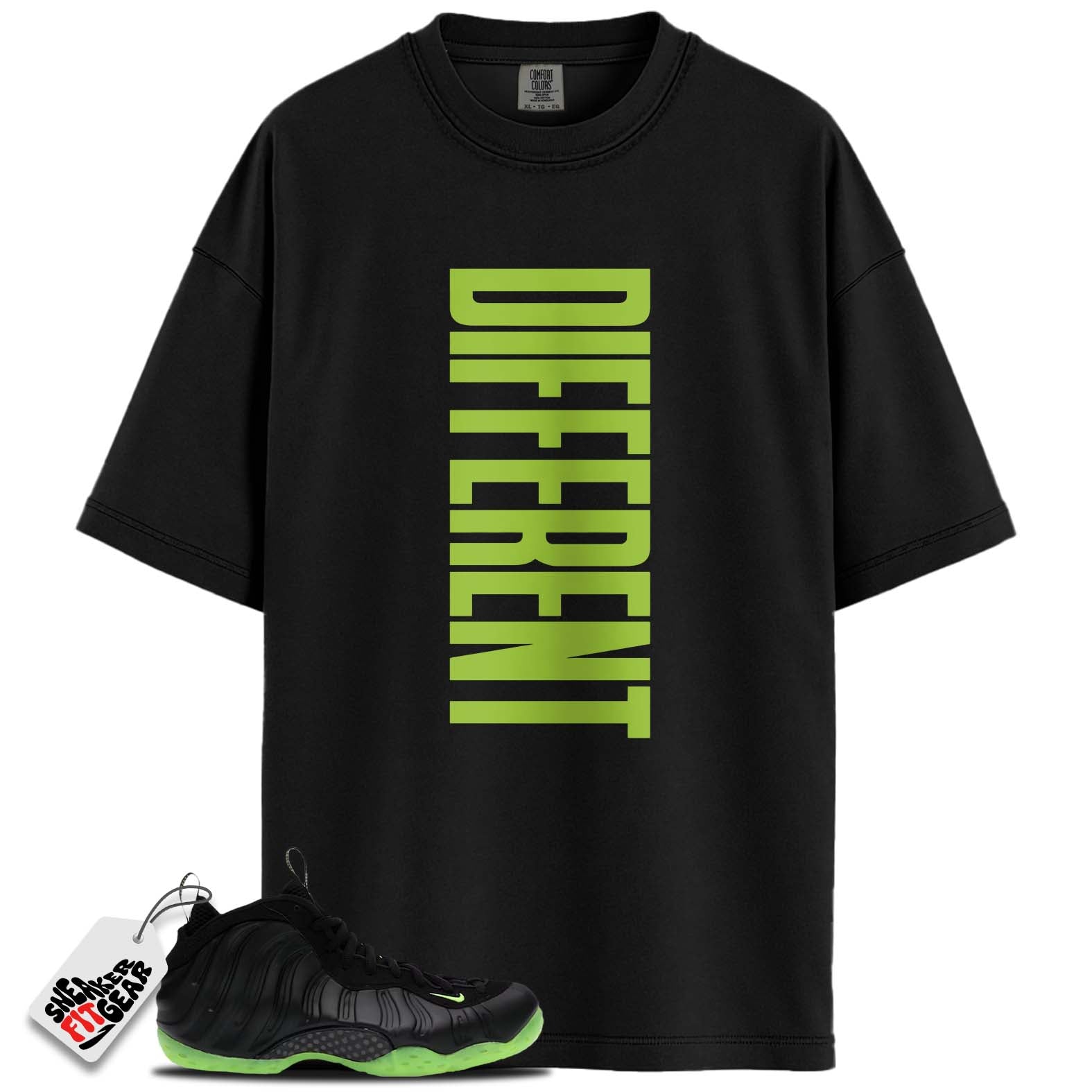 Air Foamposite One Black Volt Match Shirts, DIFFERENTShirts To Match Air Foamposite One Black Volt Main image