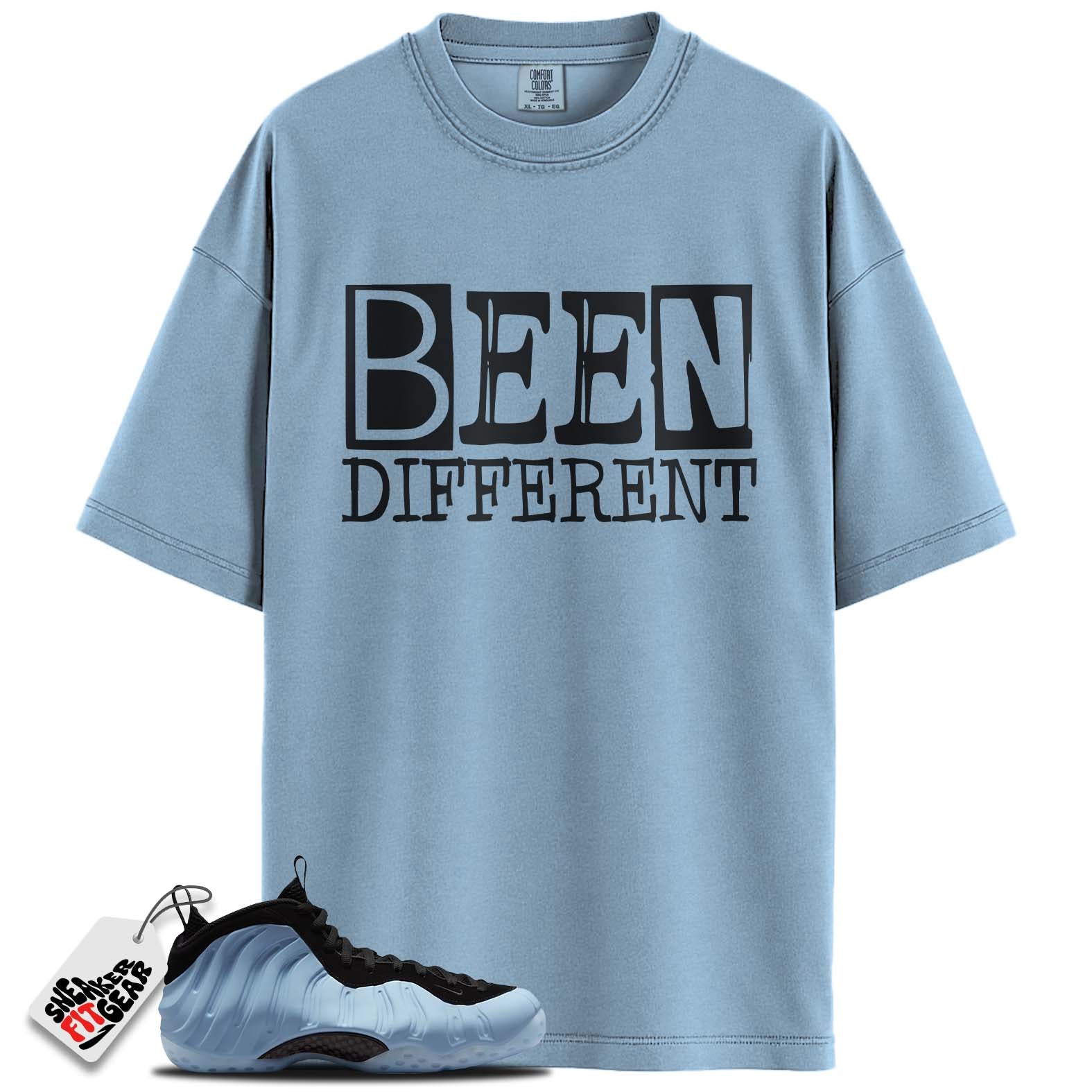 Air Foamposite One Psychic Blue Match Shirts, BEEN DIFFERENTShirts To Match Air Foamposite One Psychic Blue Main image