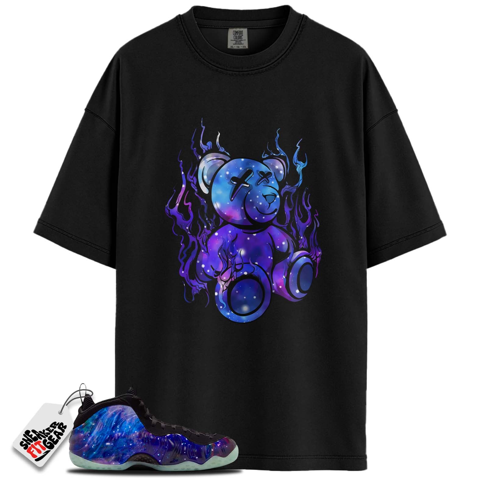 Galaxy Air Foamposite One 2025 Match Shirts, BURN BEARShirts To Match Galaxy Air Foamposite One 2025