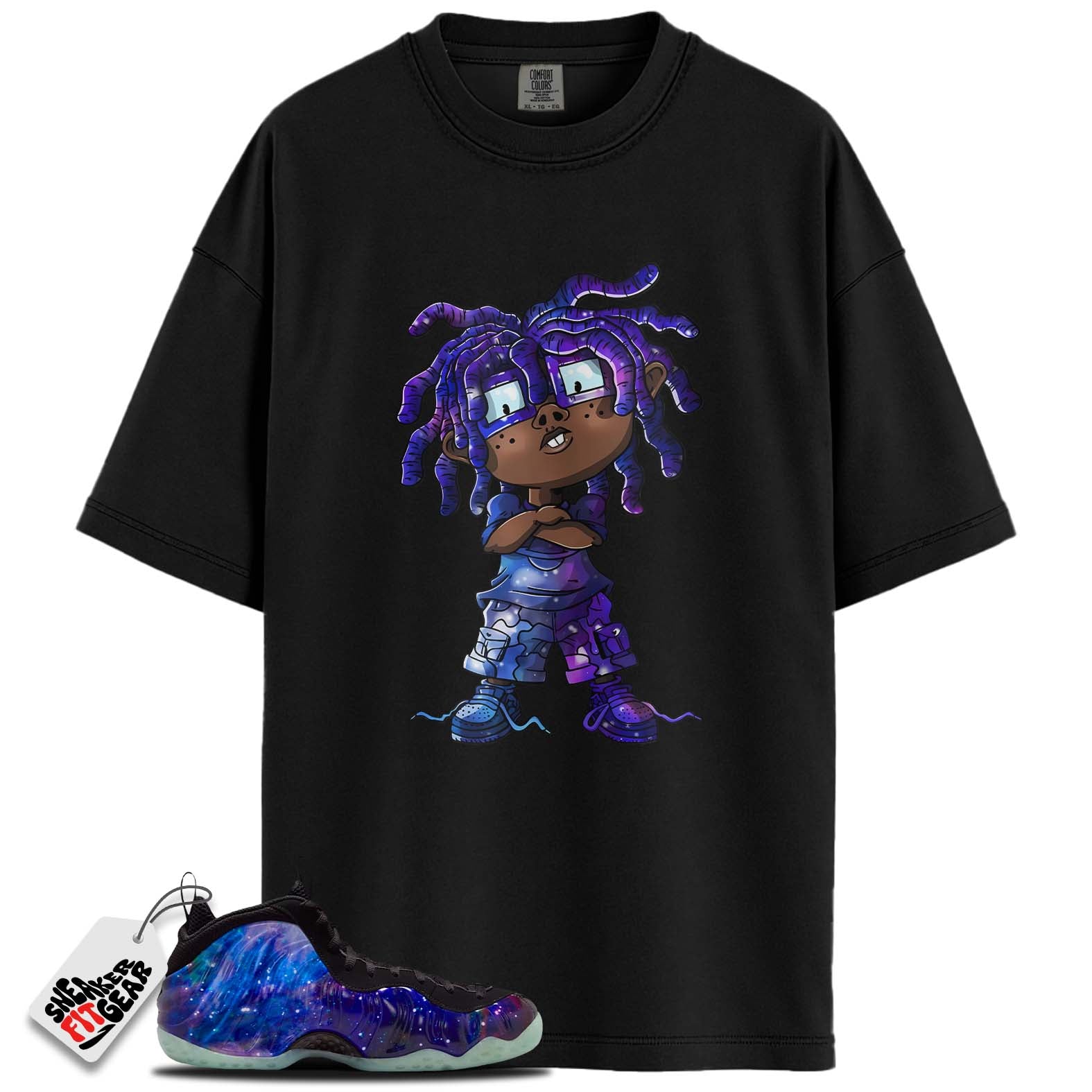 Galaxy Air Foamposite One 2025 Match Shirts, LITTLE GALAXYShirts To Match Galaxy Air Foamposite One 2025