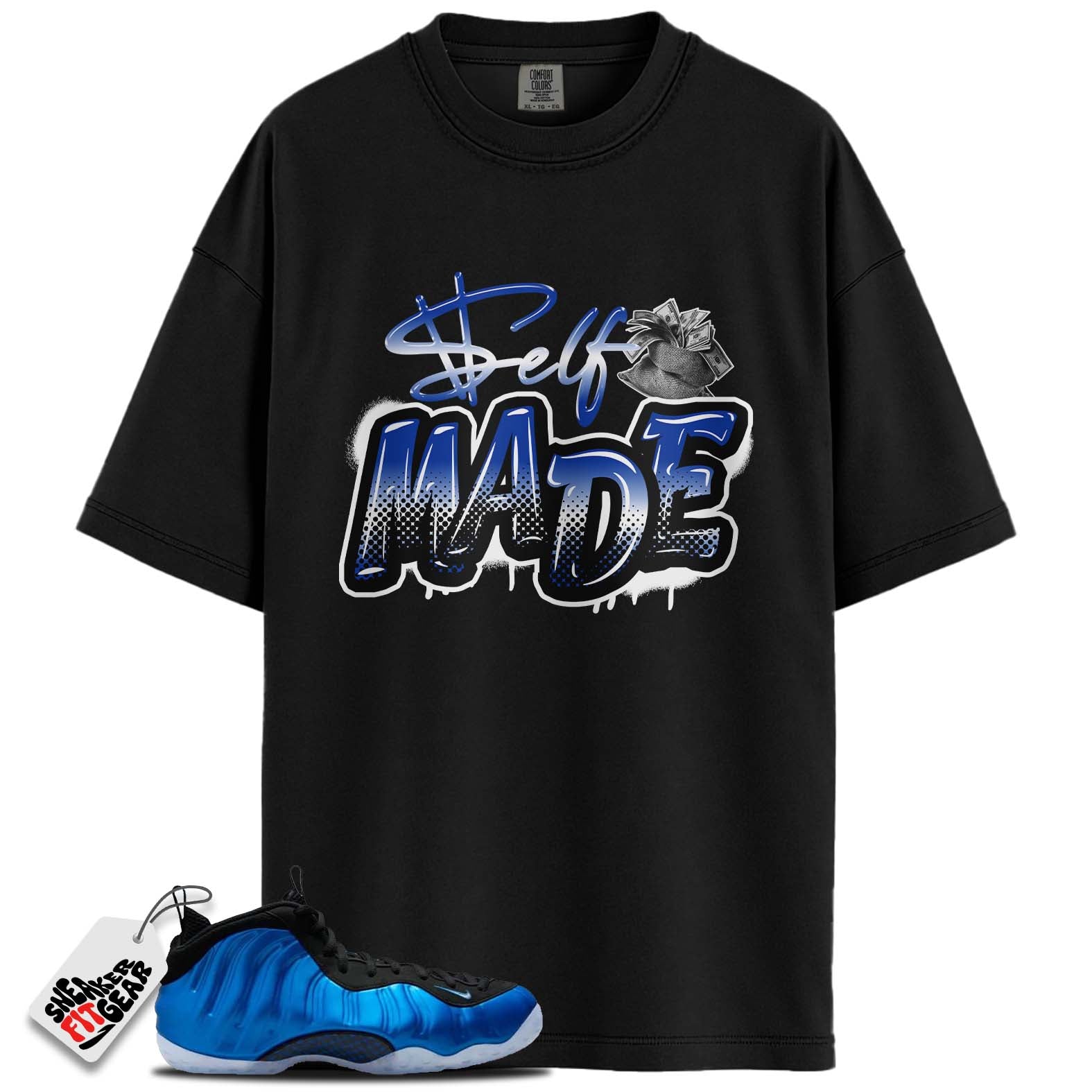 Air Foamposite One International Blue Match Shirts, MADEShirts To Match Air Foamposite One International Blue