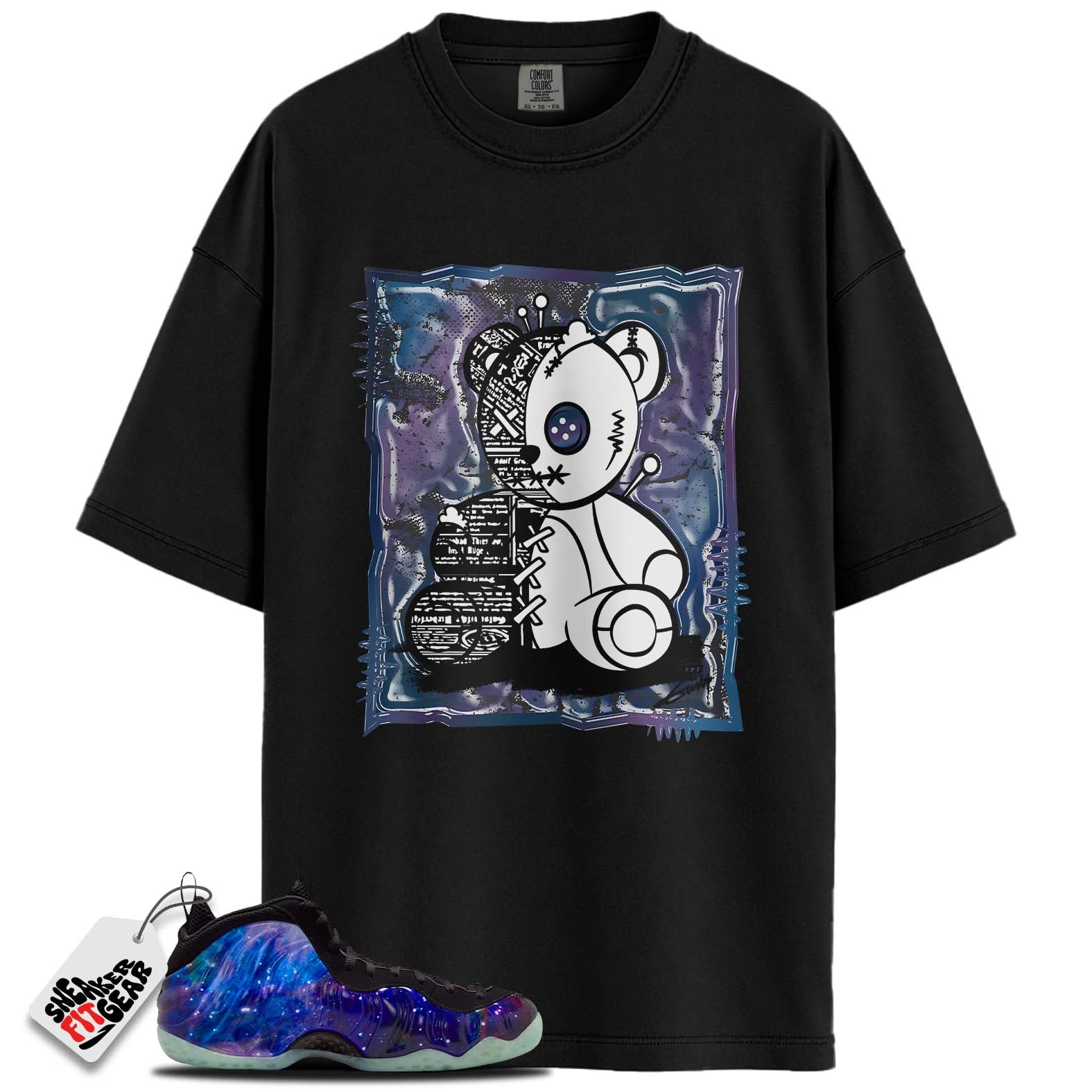 Galaxy Air Foamposite One 2025 Match Shirts, SCARY BEARShirts To Match Galaxy Air Foamposite One 2025