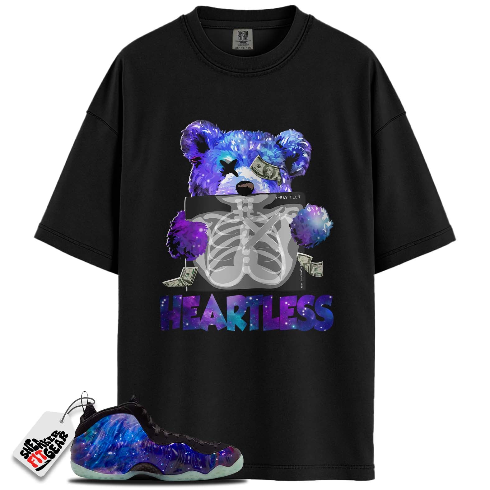Galaxy Air Foamposite One 2025 Match Shirts, HEARTLESSShirts To Match  Galaxy Air Foamposite One 2025 Main image
