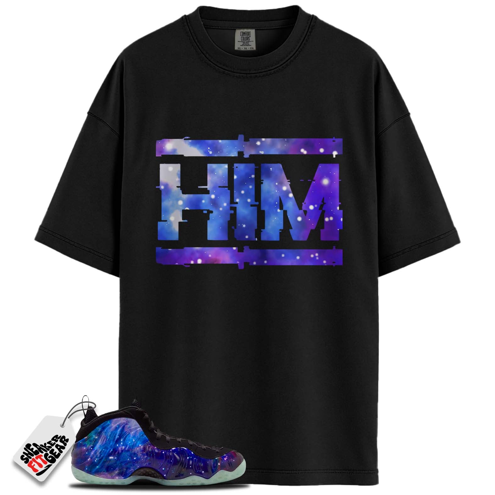 Galaxy Air Foamposite One 2025 Match Shirts, HIMShirts To Match  Galaxy Air Foamposite One 2025