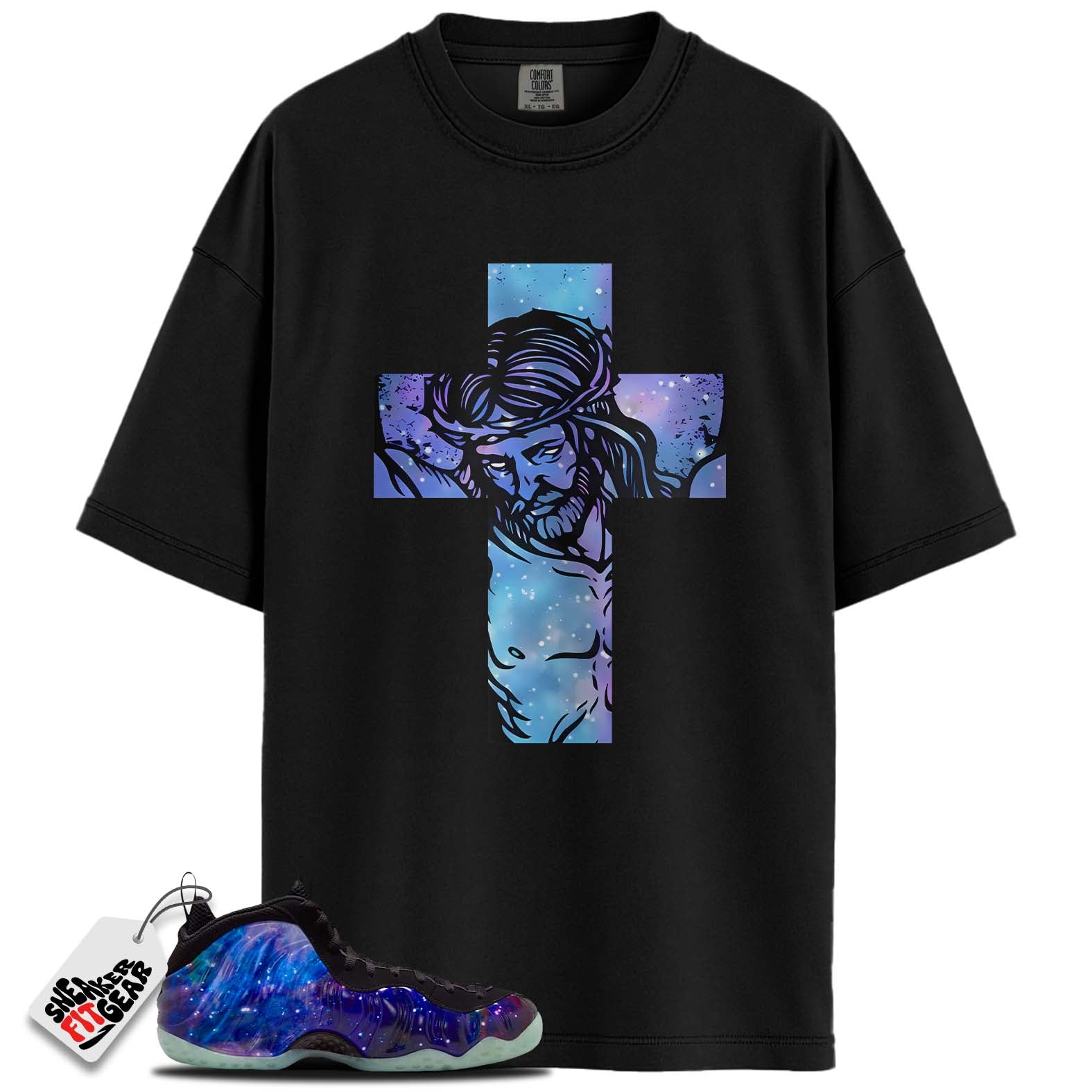 Galaxy Air Foamposite One 2025 Match Shirts, JESUShirts To Match  Galaxy Air Foamposite One 2025
