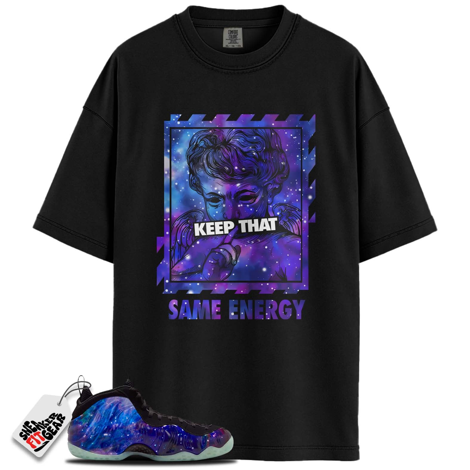 Galaxy Air Foamposite One 2025 Match Shirts, SAME ENERGYShirts To Match  Galaxy Air Foamposite One 2025