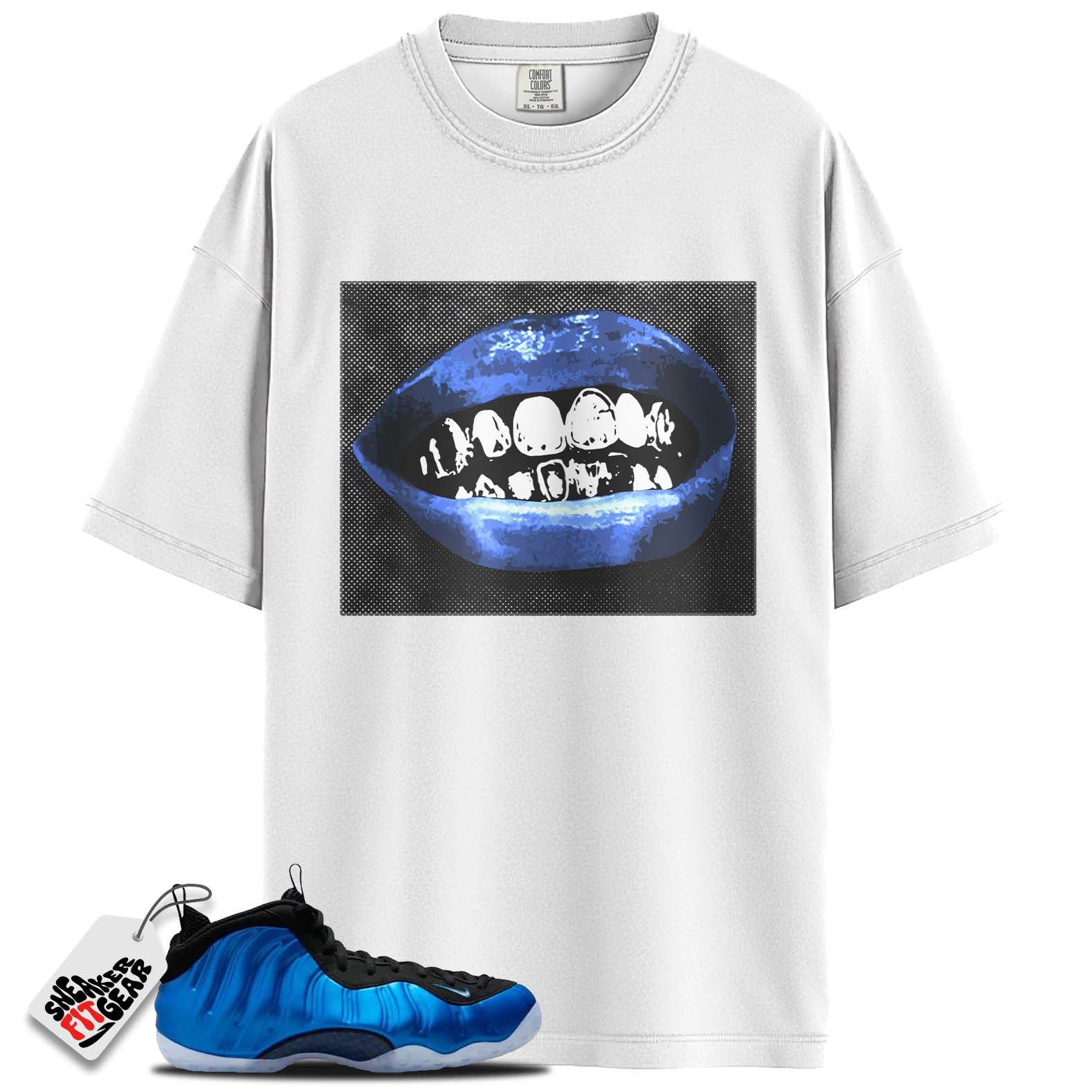 Air Foamposite One International Blue Match Shirts, LIPSShirts To Match Air Foamposite One International Blue Main image