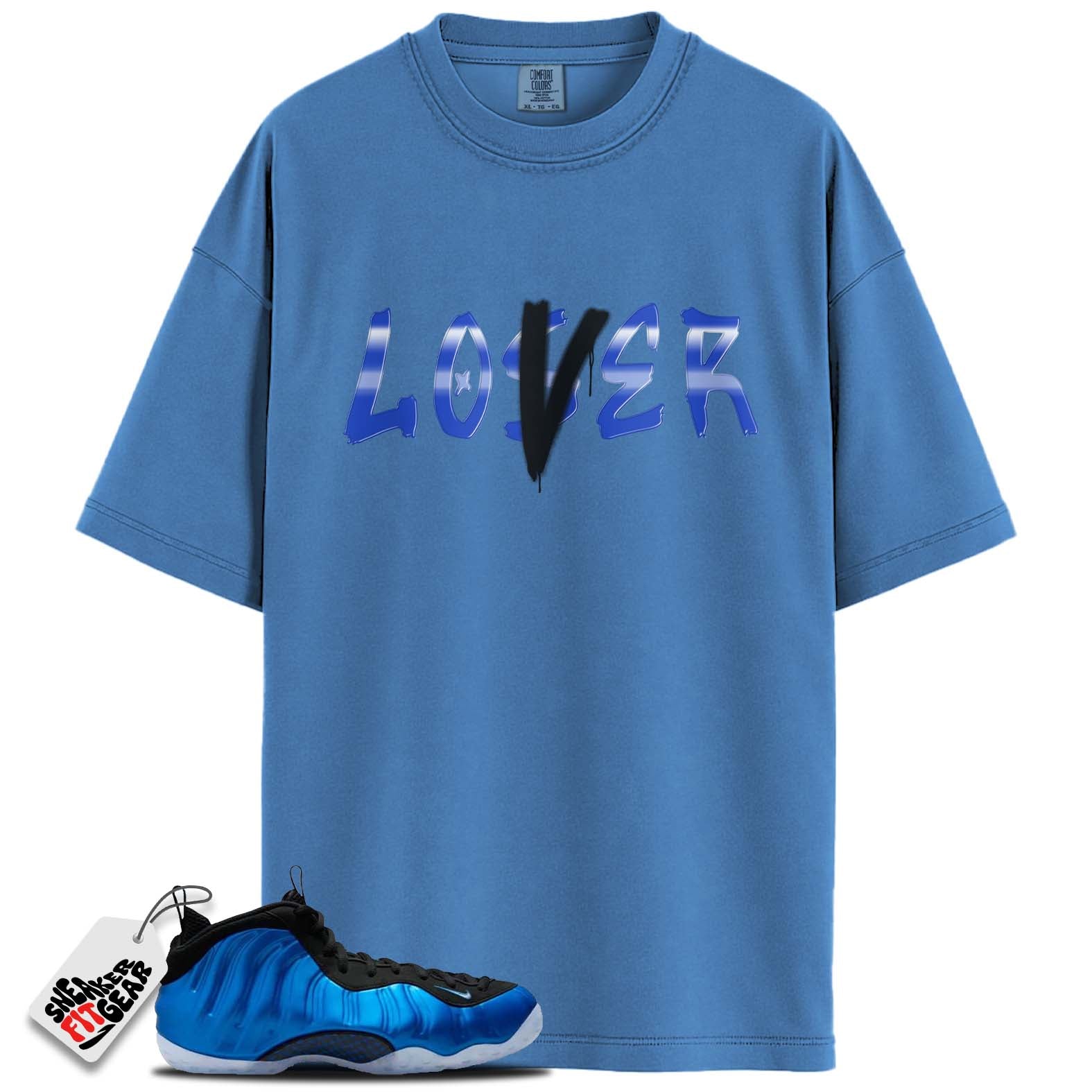 Air Foamposite One International Blue Match Shirts, LOVERShirts To Match Air Foamposite One International Blue