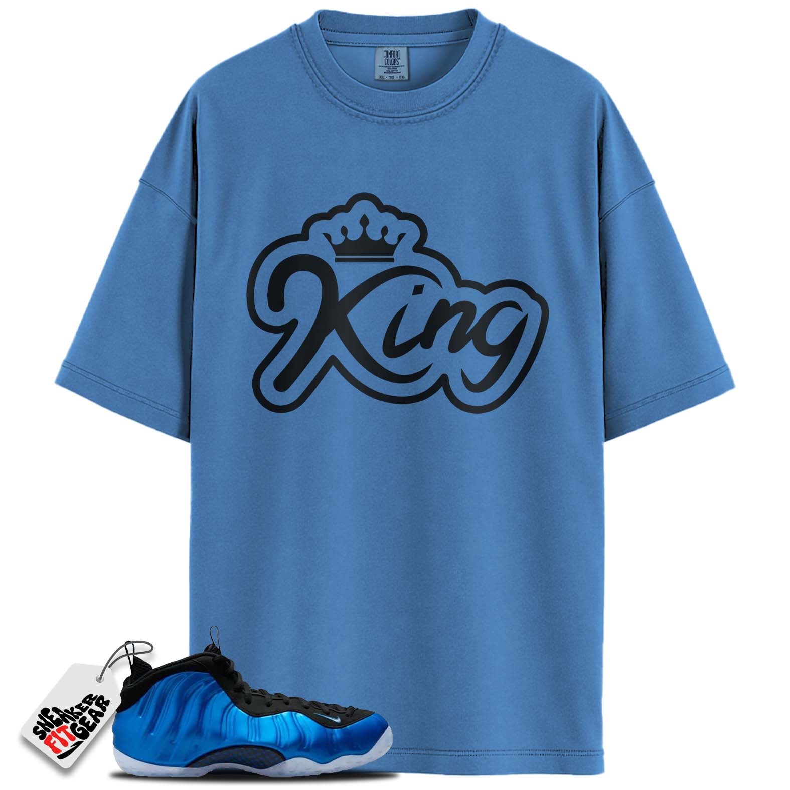 Air Foamposite One International Blue Match Shirts, KiNGShirts To Match Air Foamposite One International Blue Main image