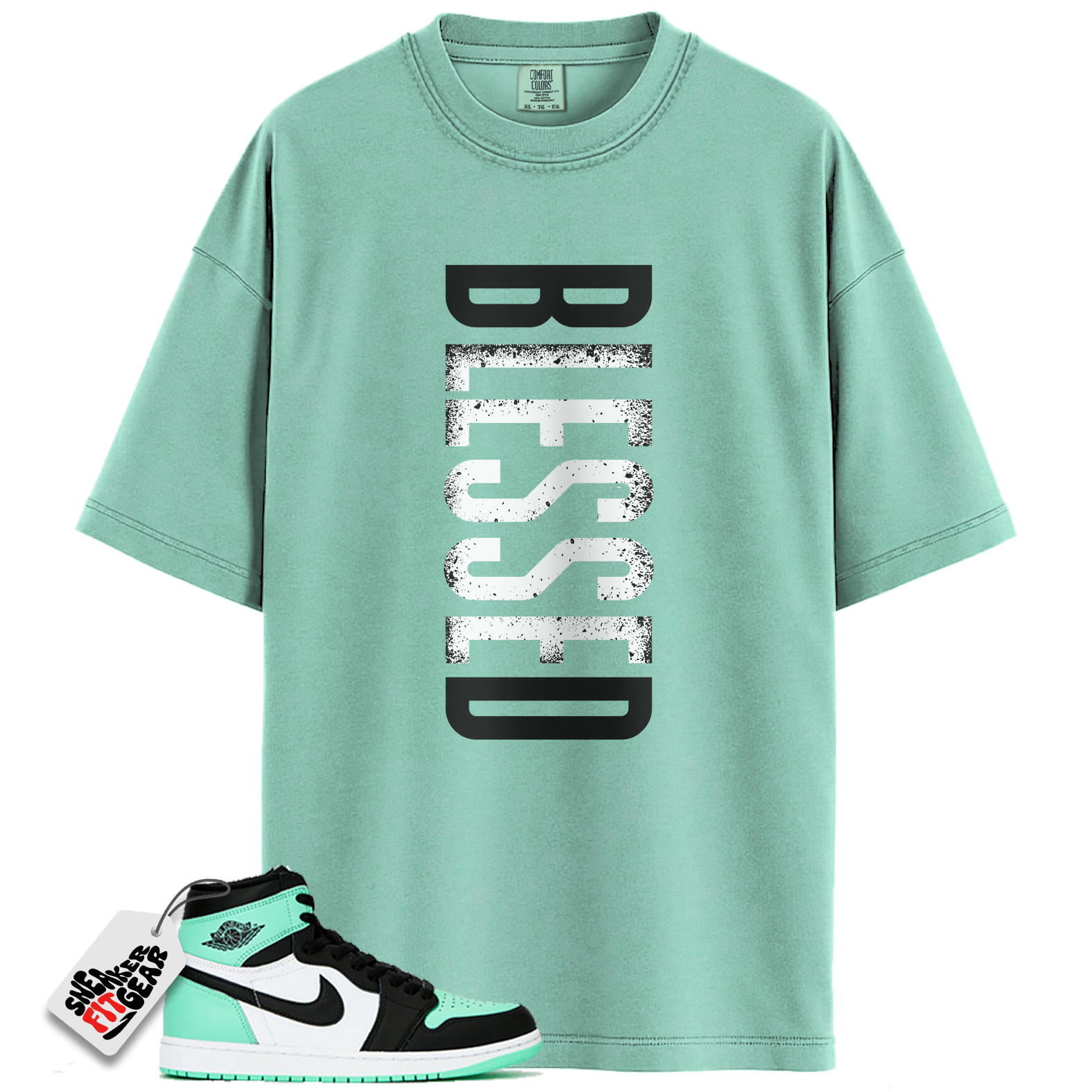 Jordan 1 Retro High OG Green Glow Match Shirts, VERTBLS To Match  Jordan 1 Retro High OG Green Glow Main image