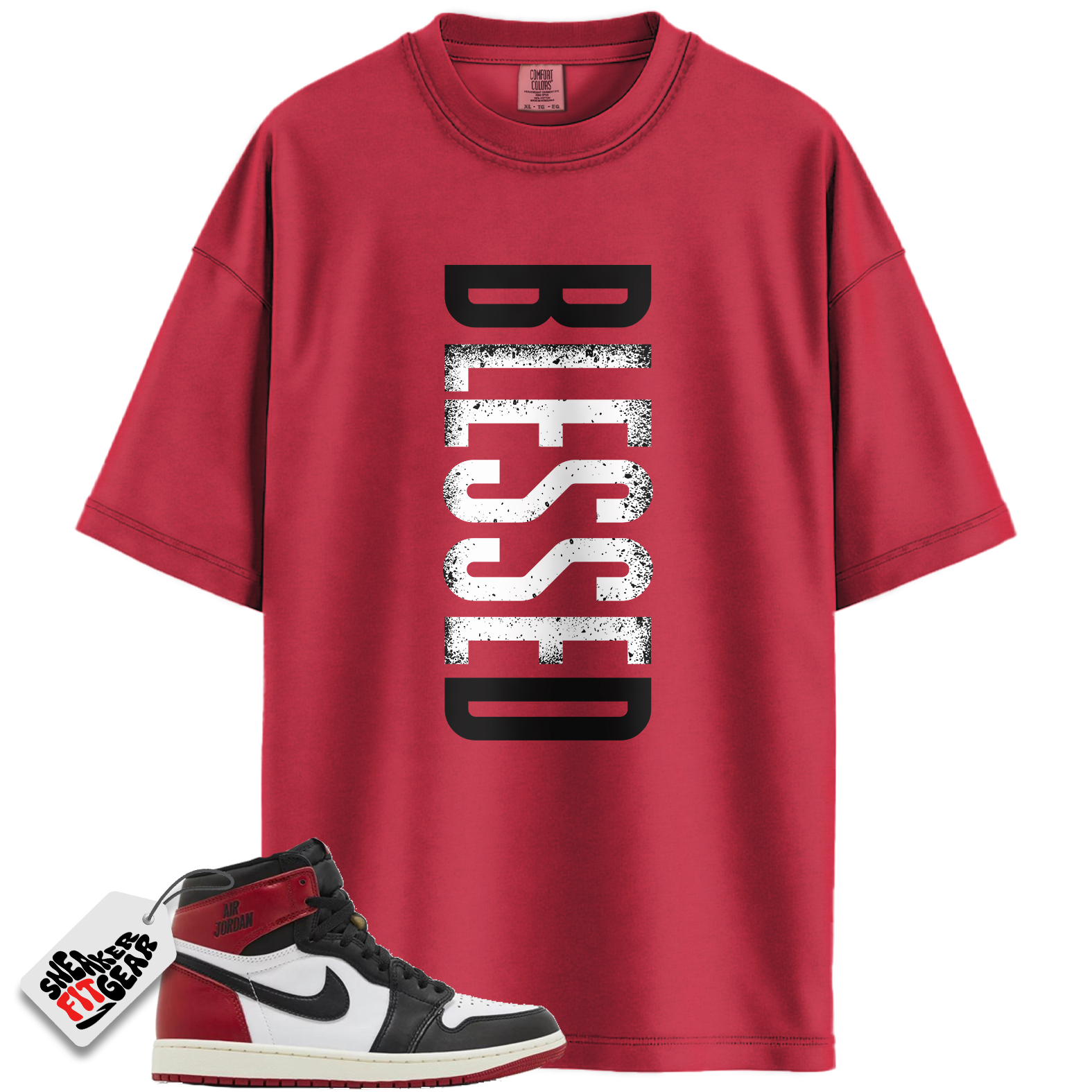 Jordan 1 Retro High OG Black Toe Reimagined Match Shirts, VERTBLS To Match Jordan 1 Retro High OG Black Toe Reimagined