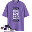Jordan 1 Retro High Court Purple White Match Shirts, VERTBLS To Match Jordan 1 Retro High Court Purple White