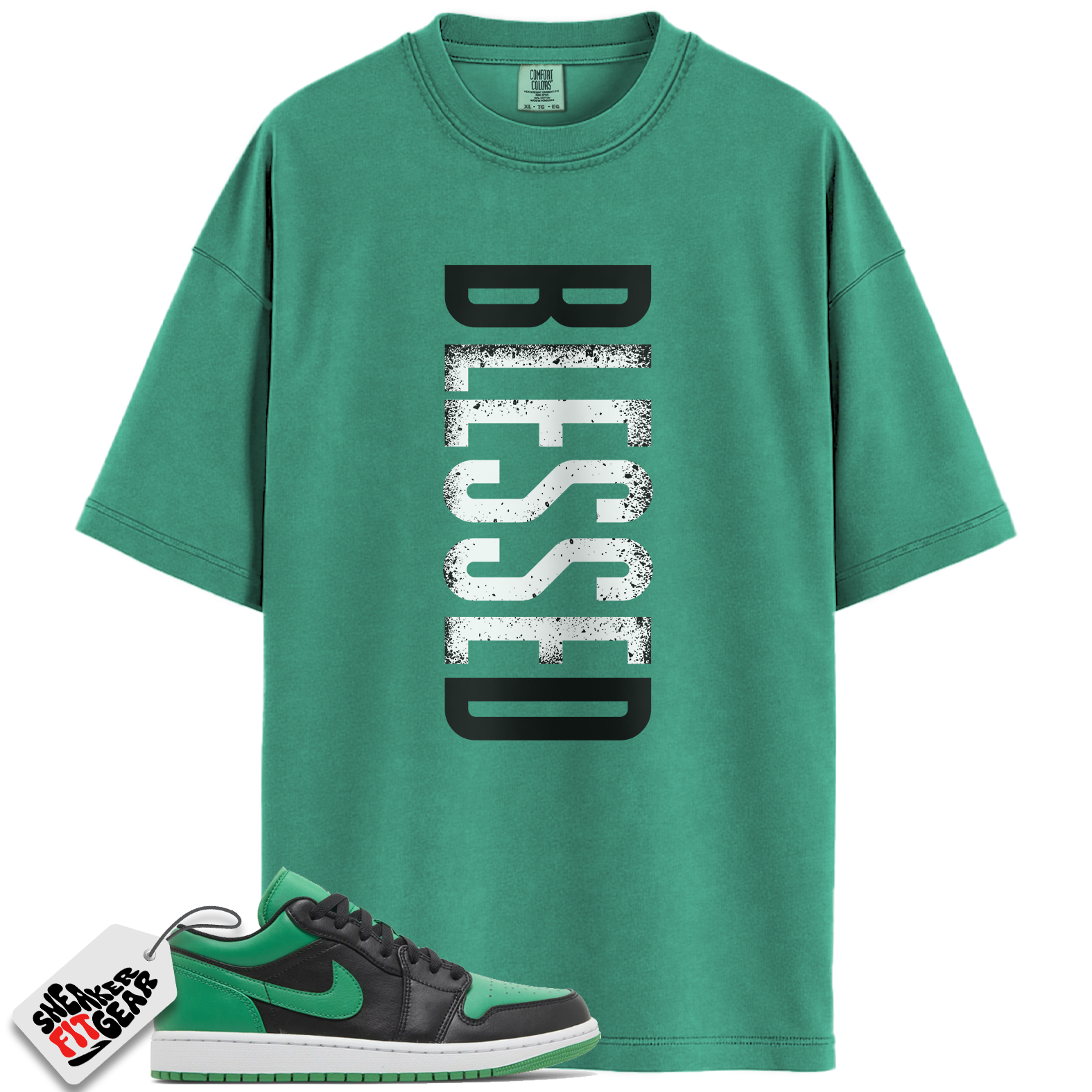 Jordan 1 Low Lucky Green Match Shirts, VERTBLS To Match Jordan 1 Low Lucky Green Main image