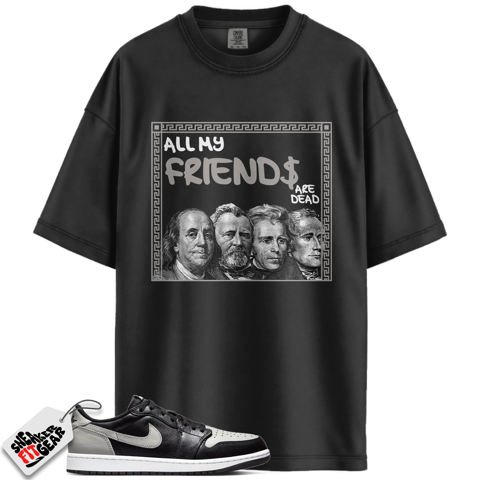 Jordan 1 Retro Low OG Shadow (2024) Match Shirts, All My Friends To Match  Jordan 1 Retro Low OG Shadow (2024) Main image