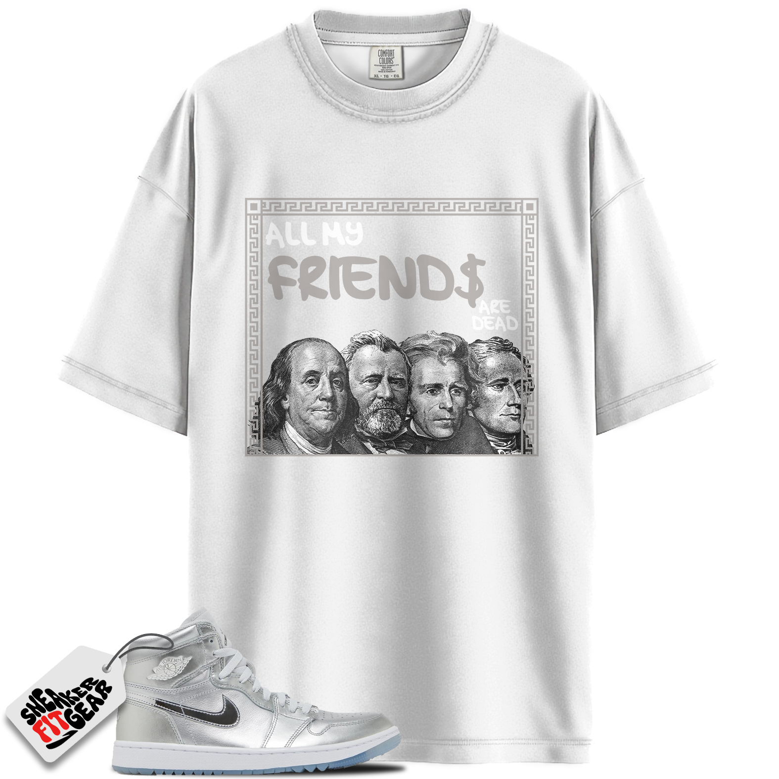 Jordan 1 High Golf Gift Giving Pack Match Shirts, All My Friends To Match Jordan 1 High Golf Gift Giving Pack Main image