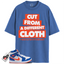 Jordan 1 Mid Knicks Game Royal Match Shirts, Cut From A Different Cloth To Match  Jordan 1 Mid Knicks Game Royal