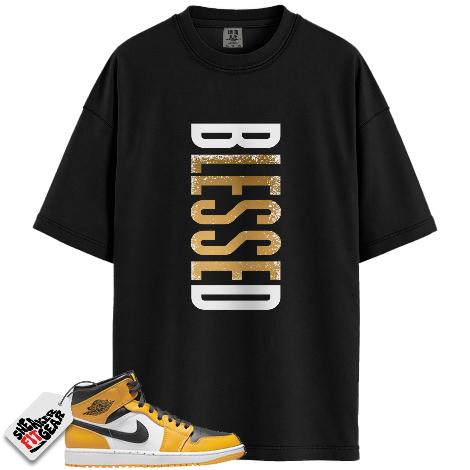 Jordan 1 Retro High OG Yellow Toe Taxi Match Shirts, VERTBLS To Match  Jordan 1 Retro High OG Yellow Toe Taxi