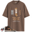 Jordan 1 Mid SE Dark Chocolate Match Shirts, Sneaker Label Shirt Brown To Match Jordan 1 Mid SE Dark Chocolate