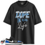 Jordan 1 Low Black Royal Toe Match Shirts, Dope In Real Life Unisex Tee To Match Jordan 1 Low Black Royal Toe