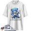 Jordan 1 Mid True Blue Cement Match Shirts, The Stuggle Is Real To Match Jordan 1 Mid True Blue Cement