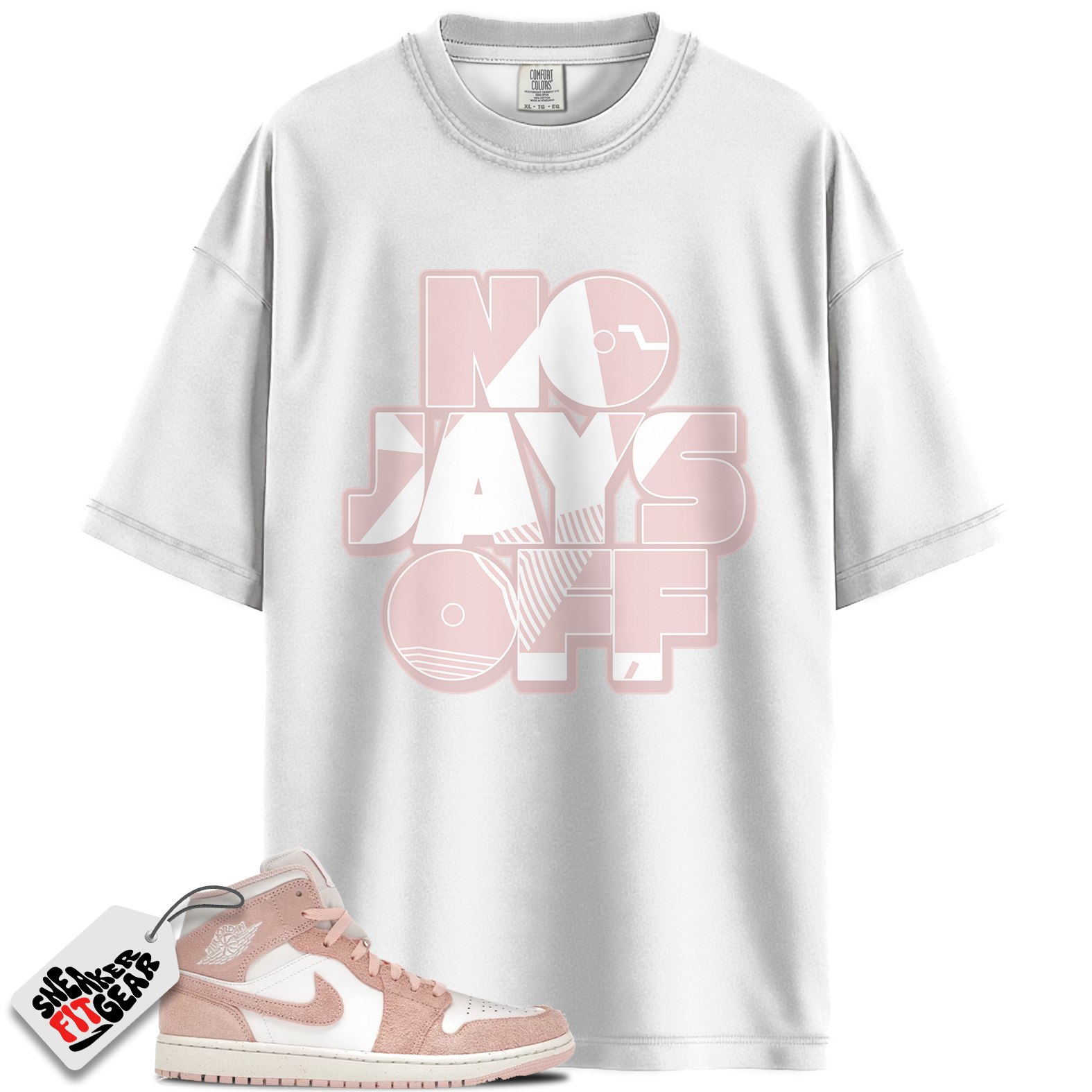 Jordan 1 Mid SE Legend Pink Match Shirts, Jay All Day Shirt To Match Jordan 1 Mid SE Legend Pink