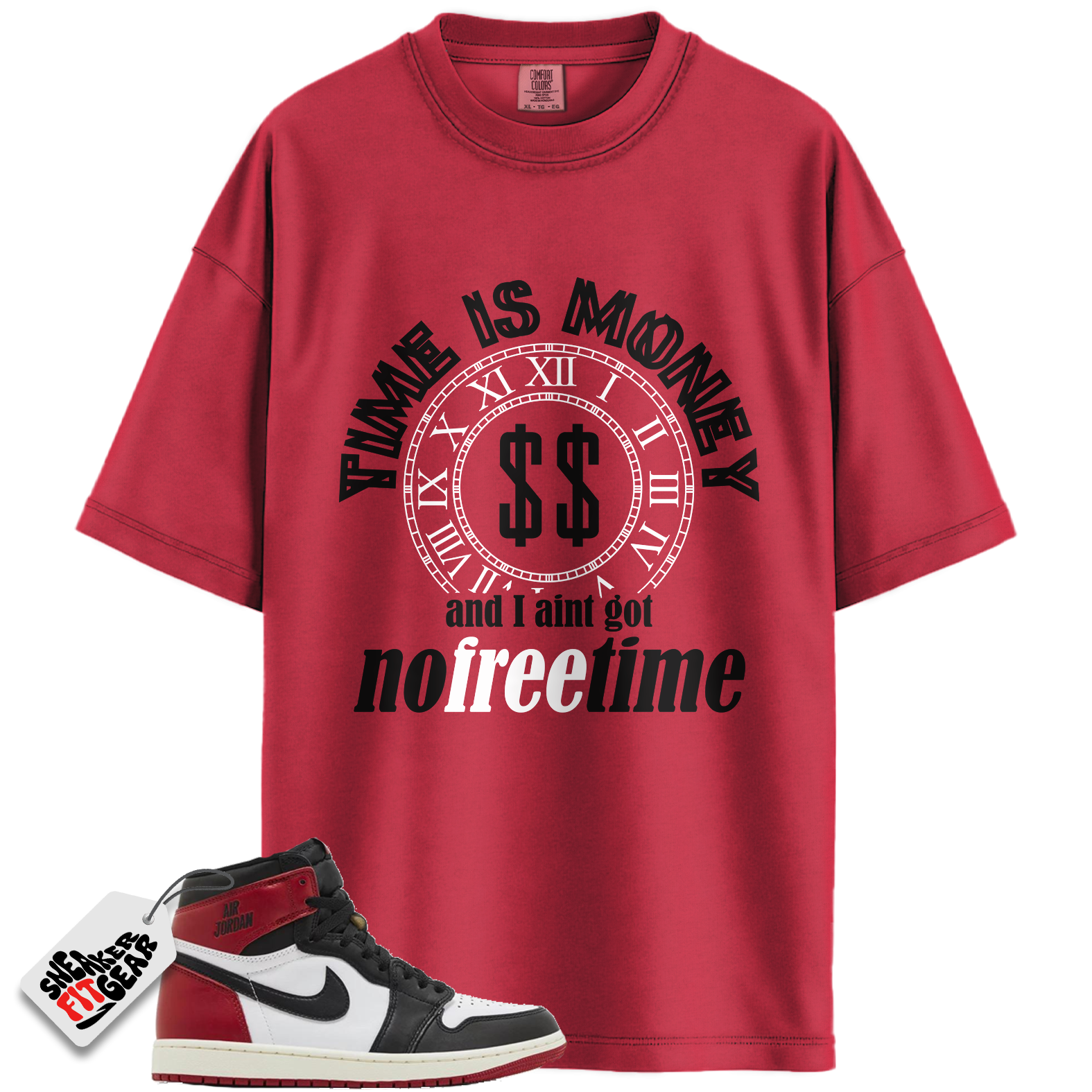 Jordan 1 Retro High OG Black Toe Reimagined Match Shirts, Free Time Shirt To Match Jordan 1 Retro High OG Black Toe Reimagined