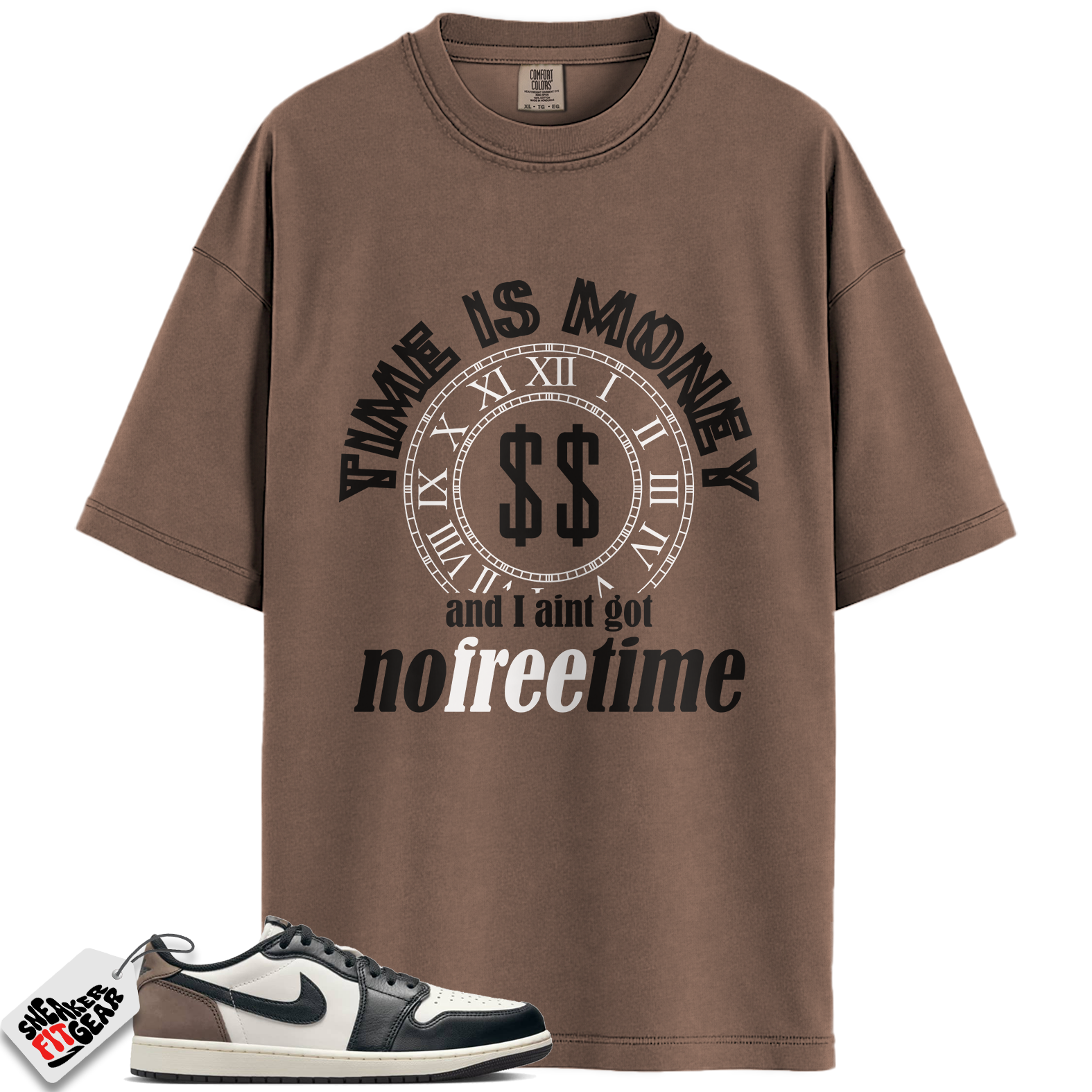 Jordan 1 Retro Low OG Mocha Match Shirts, Free Time Shirt To Match Jordan 1 Retro Low OG Mocha
