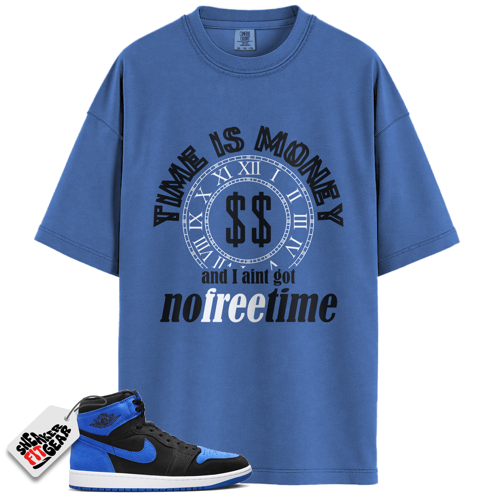 Jordan 1 Retro High OG Royal Reimagined Match Shirts, Free Time Shirt To Match Jordan 1 Retro High OG Royal Reimagined