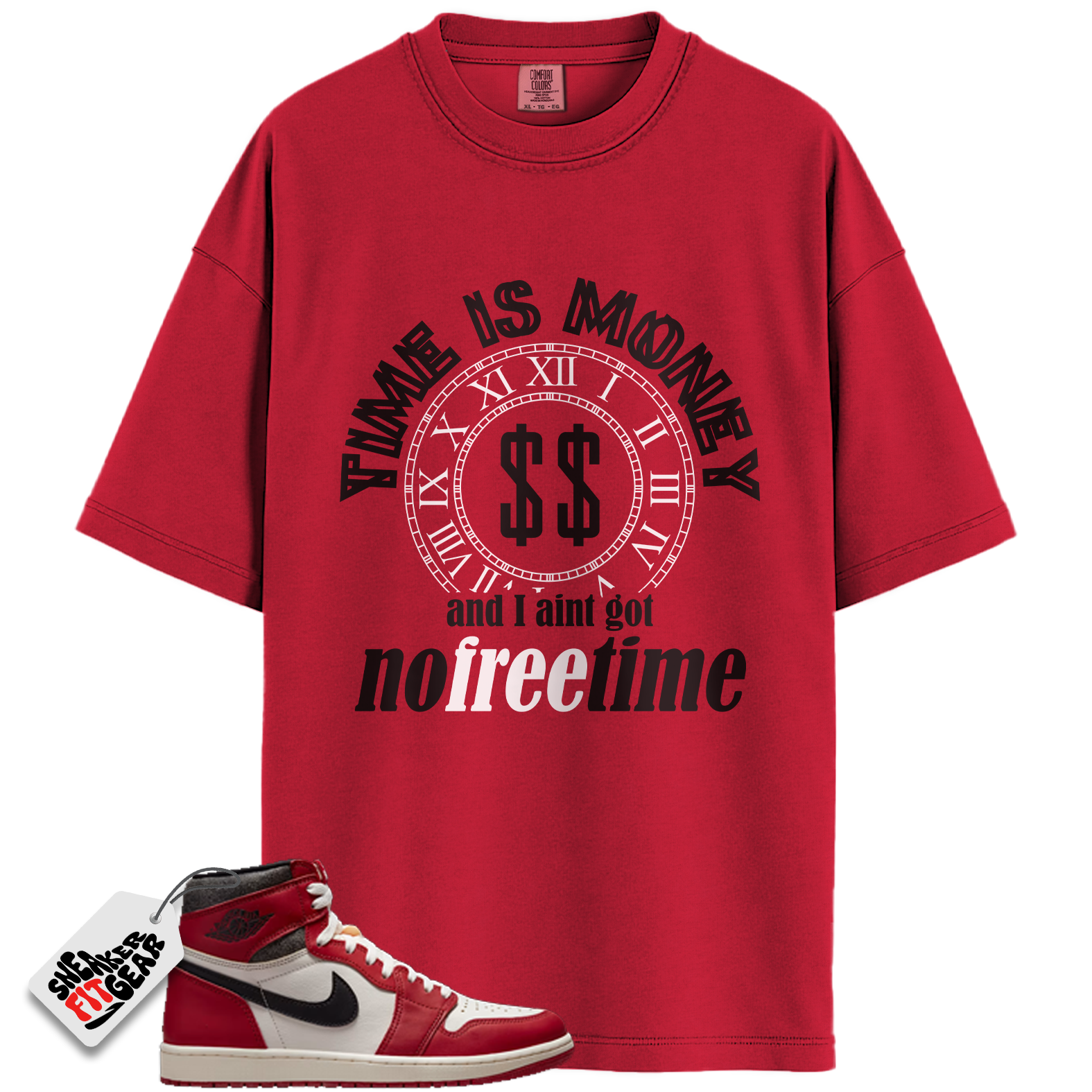 Chicago Jordan 1s Lost and Found Match Shirts, Free Time Shirt To Match Chicago Jordan 1s Lost and Found