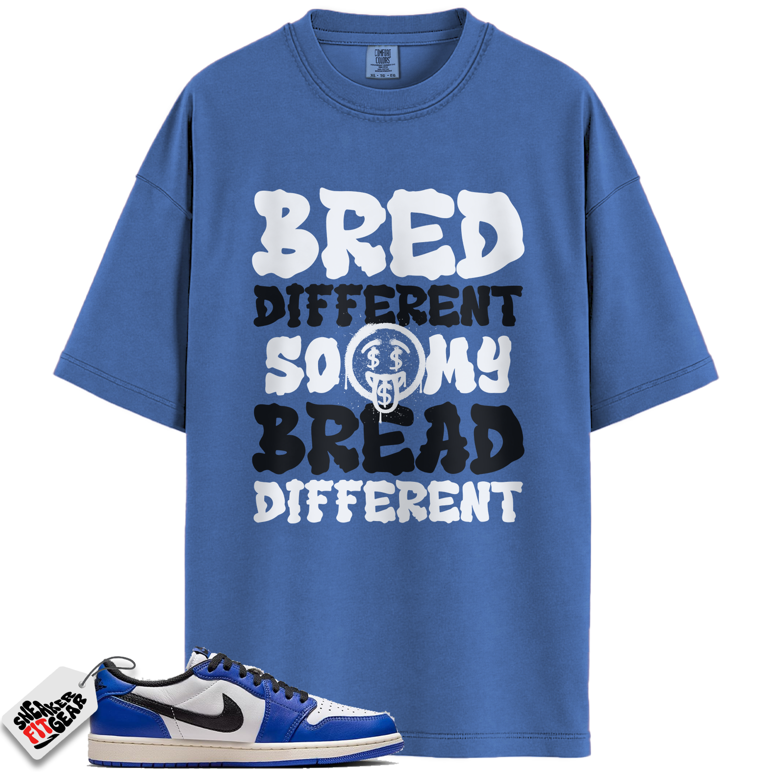 Jordan 1 Low Game Royal Style Match Shirts, Bred Different So My Bread Different To Match Jordan 1 Low Game Royal Style