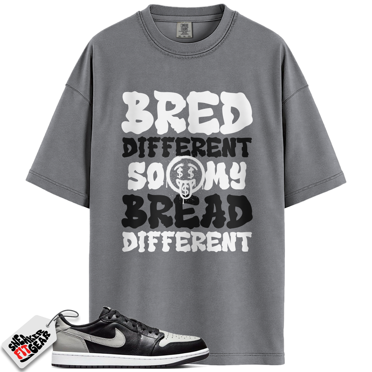 Jordan 1 Retro Low OG Shadow (2024) Match Shirts, Bred Different So My Bread Different To Match  Jordan 1 Retro Low OG Shadow (2024)