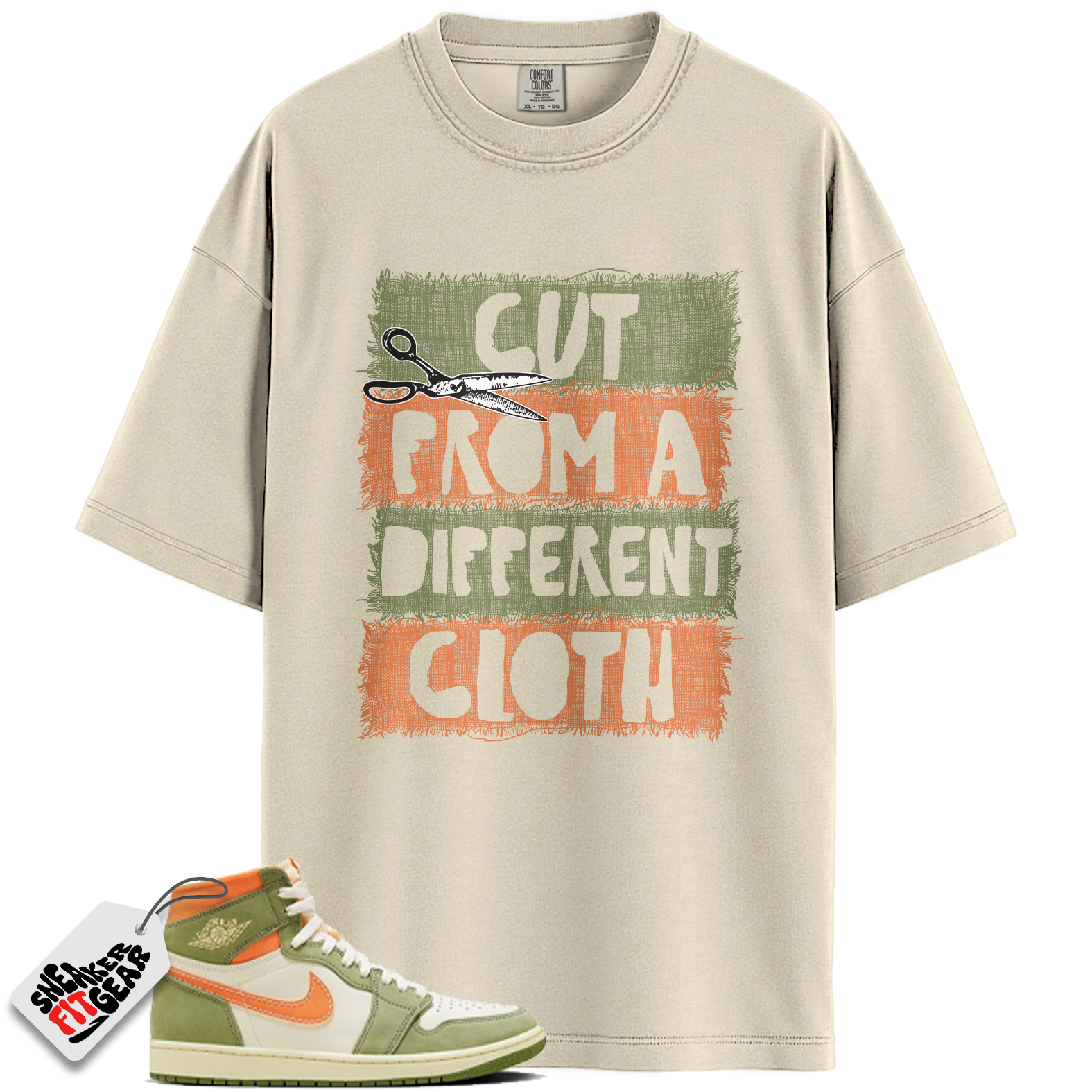 Jordan 1 High OG Craft Celadon Match Shirts, Cut From A Different Cloth To Match Jordan 1 High OG Craft Celadon Main image