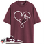 Jordan 1 Low Bordeaux Match Shirts, FAITH To Match Jordan 1 Low Bordeaux