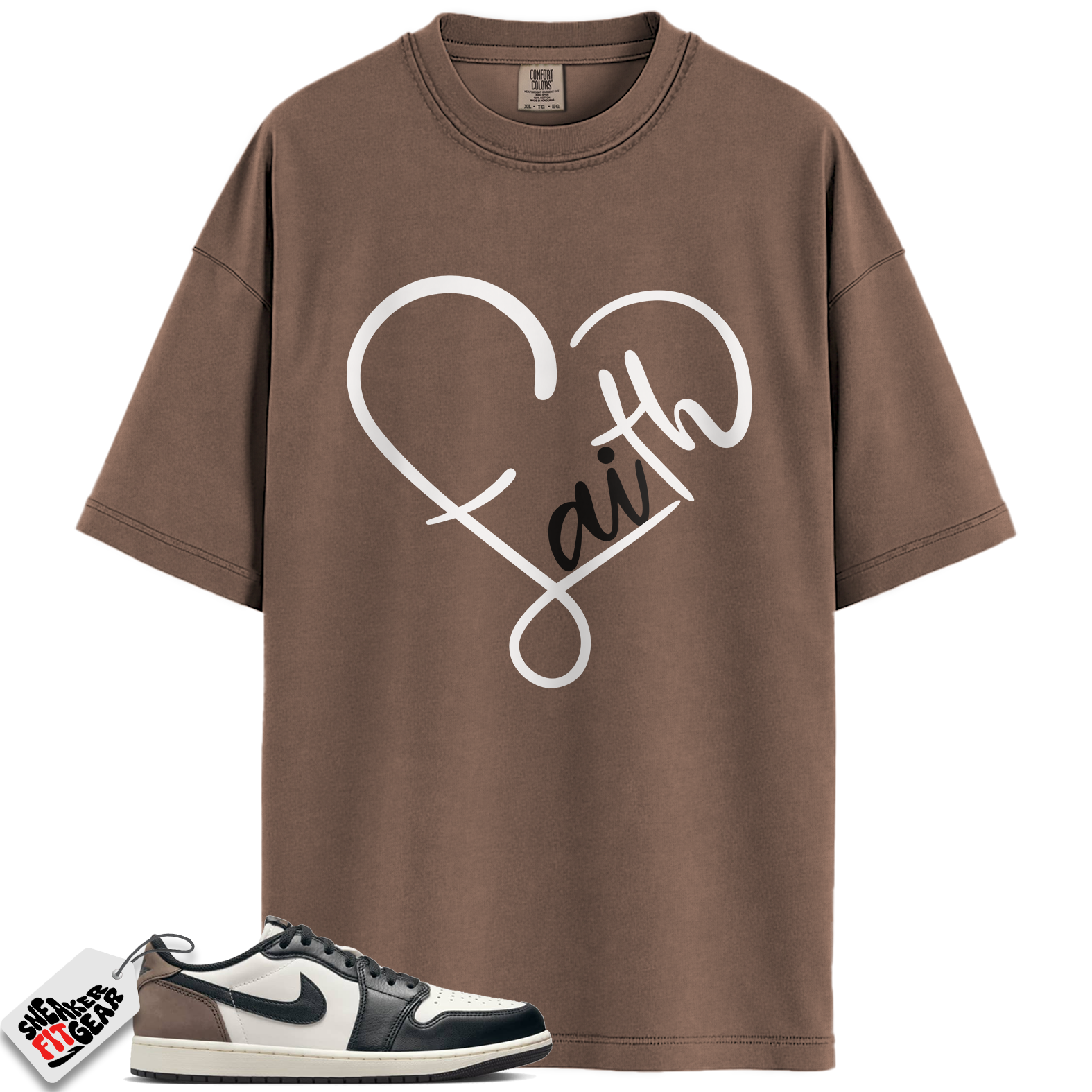 Jordan 1 Retro Low OG Mocha Match Shirts, FAITH To Match Jordan 1 Retro Low OG Mocha