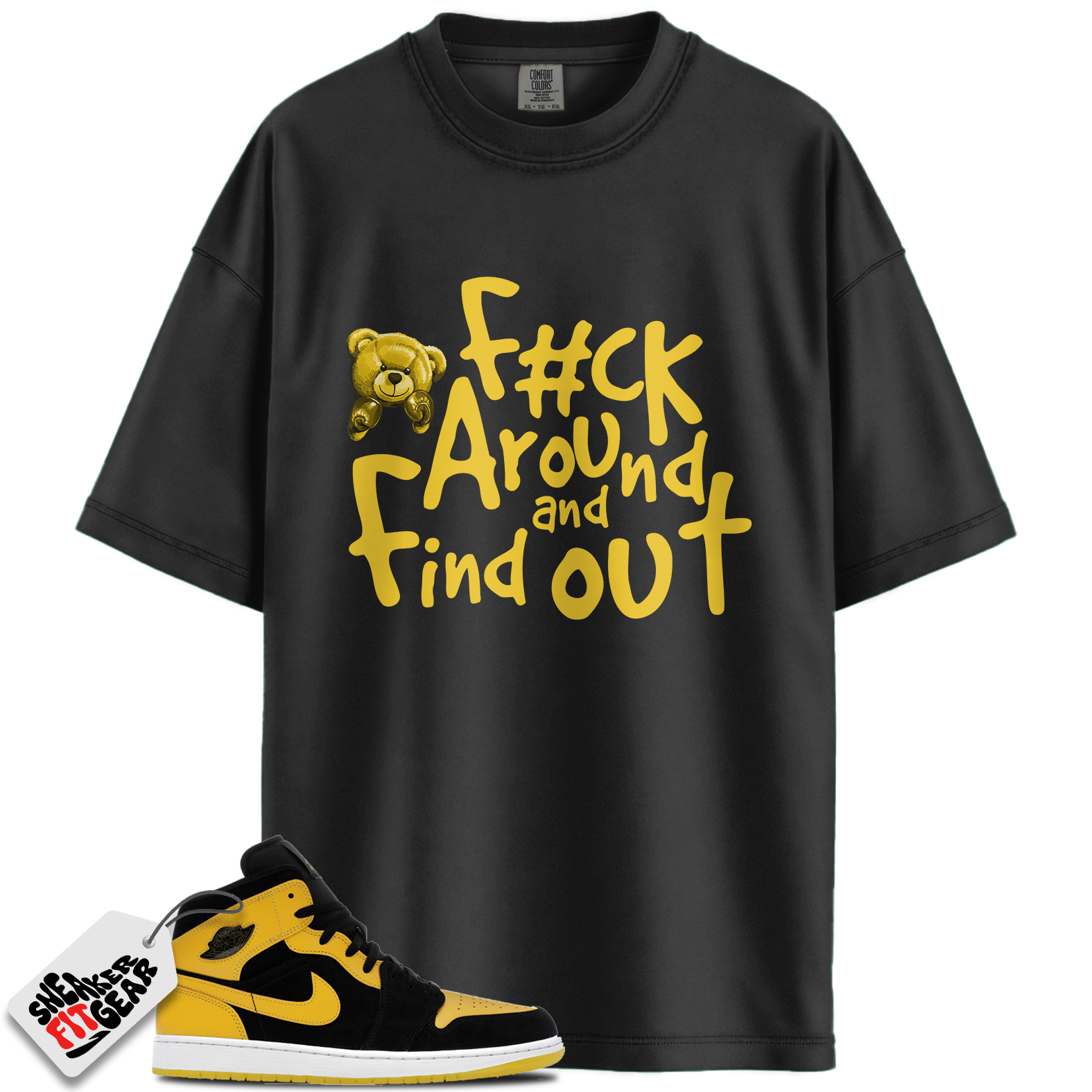 Jordan 1 Mid New Love (2025) Match Shirts, F#ck Around And Find Out To Match Jordan 1 Mid New Love (2025)
