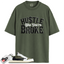 Jordan 1 Retro Low OG SP Travis Scott Medium Olive Match Shirts, Hustle Like You're Broke To Match Jordan 1 Retro Low OG SP Travis Scott Medium Olive
