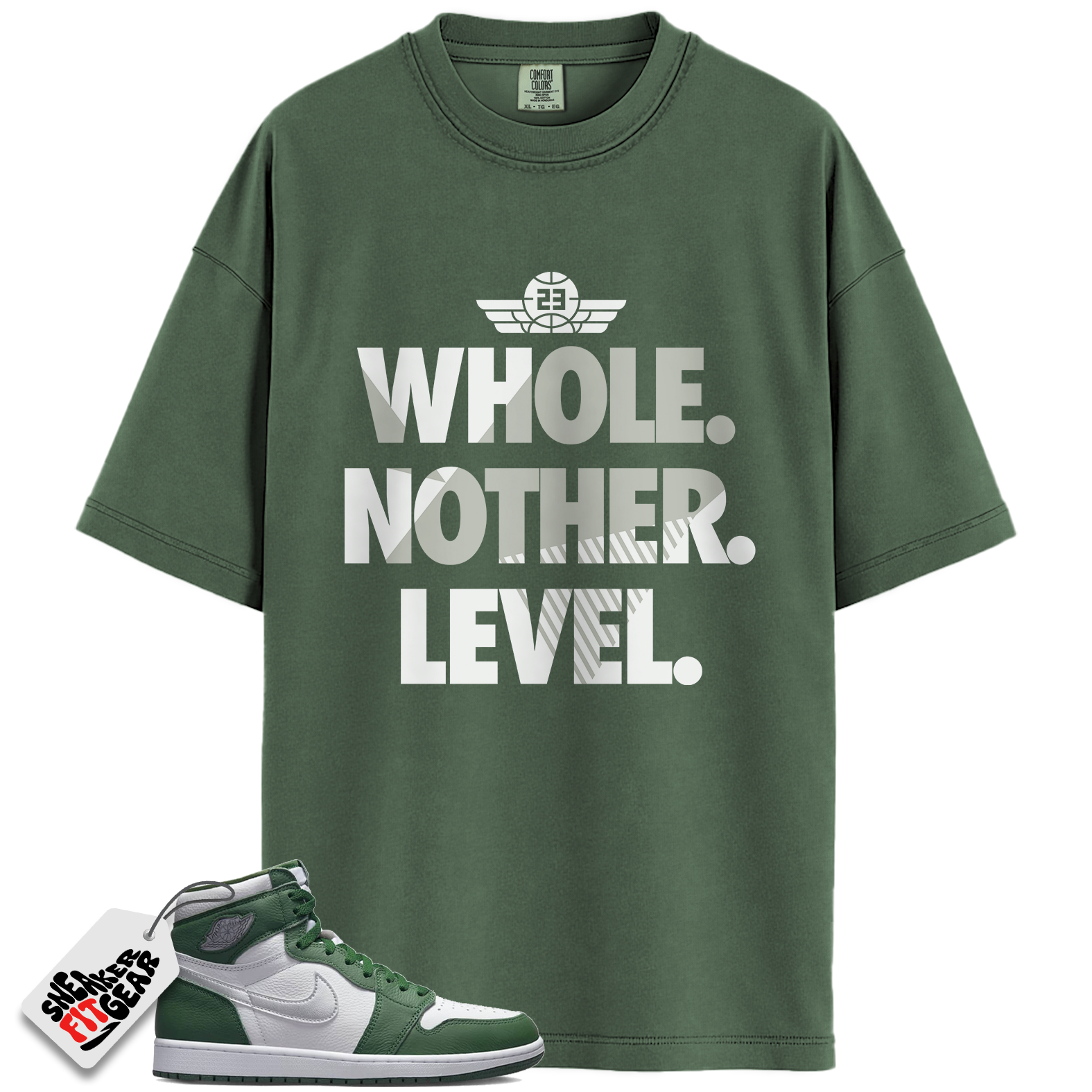 Jordan 1 Retro High OG Gorge Green Match Shirts, Next Level Shirt To Match Jordan 1 Retro High OG Gorge Green