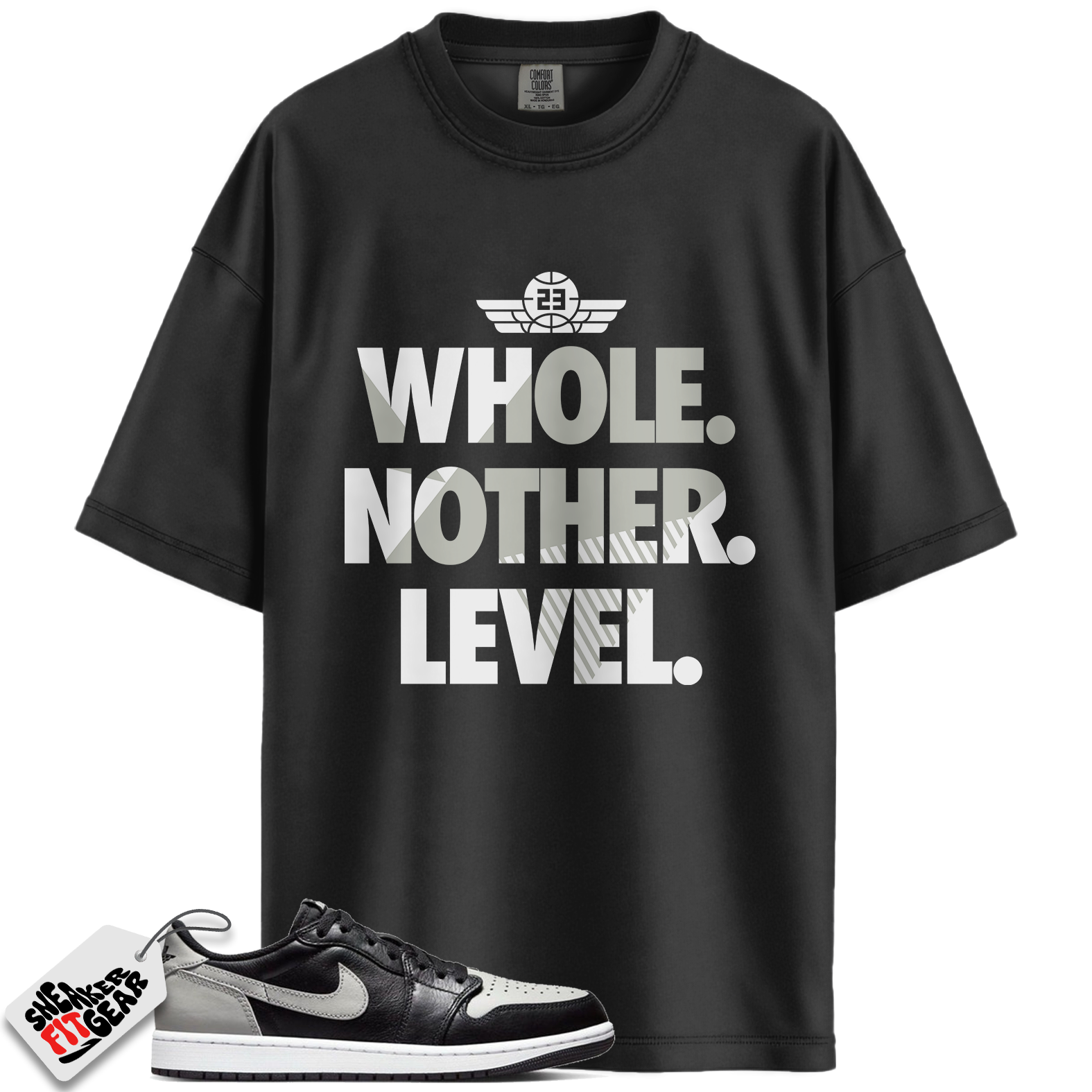 Jordan 1 Retro Low OG Shadow (2024) Match Shirts, Next Level Shirt To Match  Jordan 1 Retro Low OG Shadow (2024)