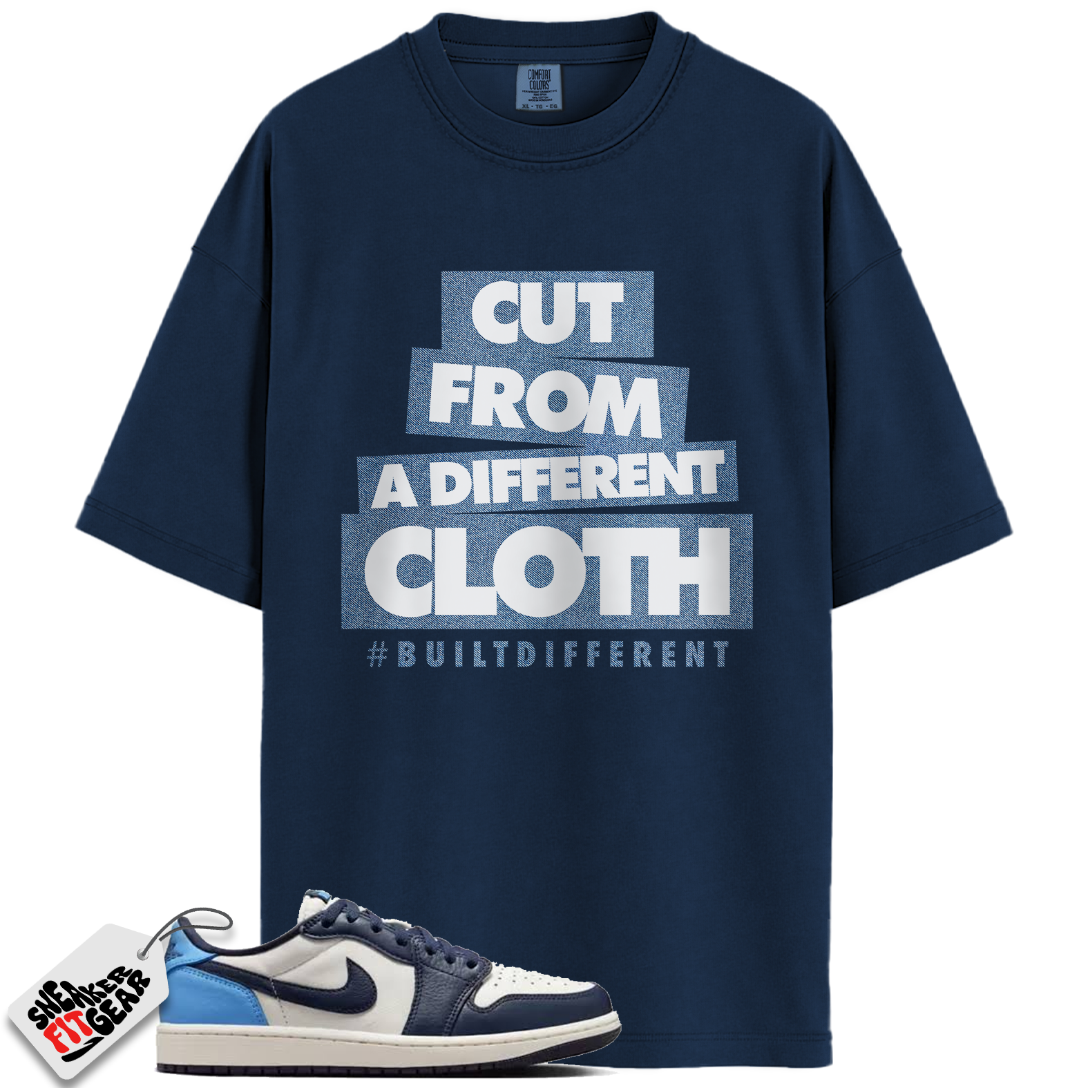 Jordan 1 Low OG Obsidian Match Shirts, Cut From A Different Cloth To Match Jordan 1 Low OG Obsidian Main image
