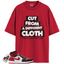 Jordan 1 Mid Alternate Bred Toe Match Shirts, Cut From A Different Cloth To Match  Jordan 1 Mid Alternate Bred Toe